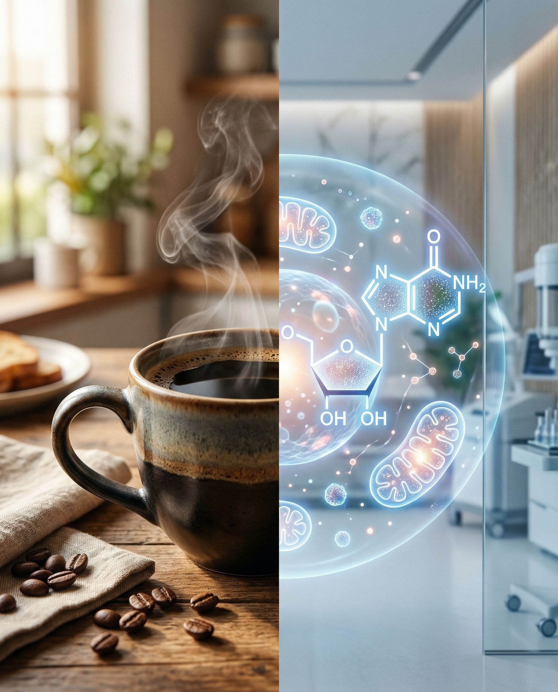 NAD+ vs Coffee: ใครคือ "น้ำมันเชื้อเพลิง" ของจริง? พร้อมเทียบความคุ้มค่าในงบ 150 บาท