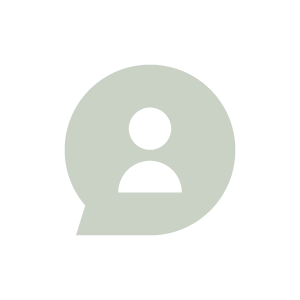 Black logo with a rounded speech bubble shape containing a stylized number 8 in light gray.