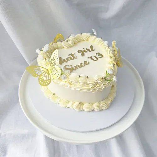 6" Love Heart Birthday Cake - 2 Layers