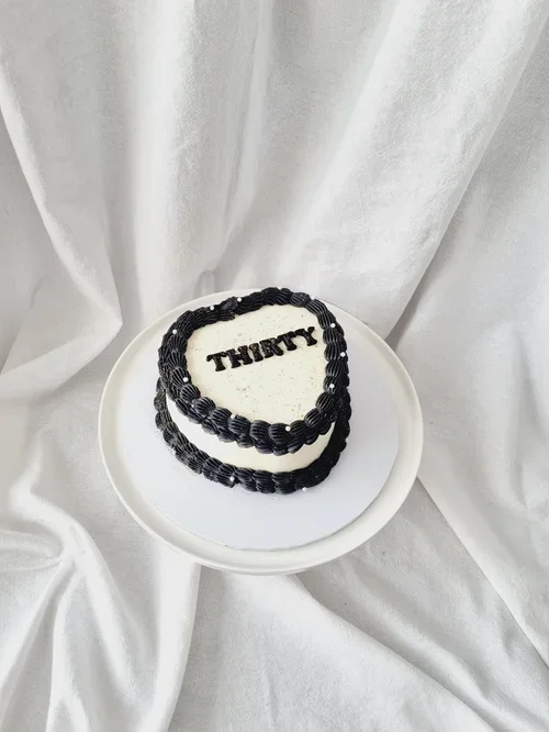 6" Love Heart Birthday Cake - 2 Layers