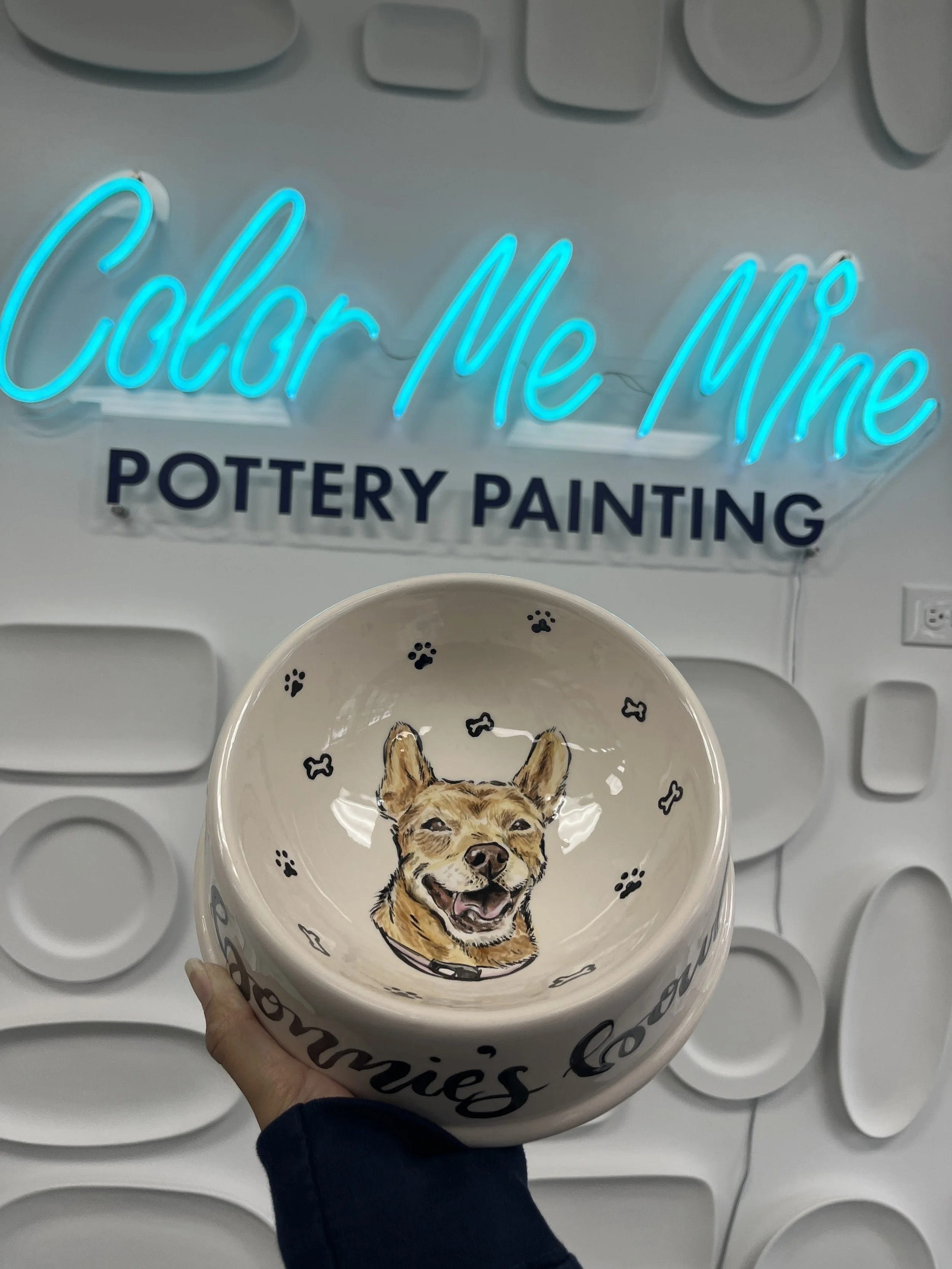   Bonnie's Bowl  , Glaze on Pottery, 2024.