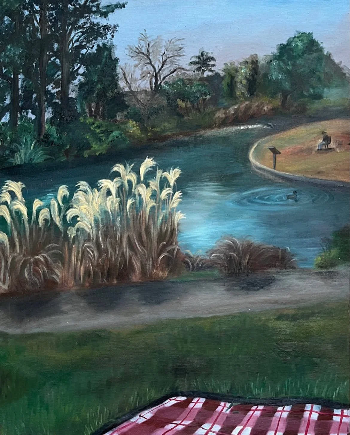   Arboretum  , Oil on Canvas, 2022.