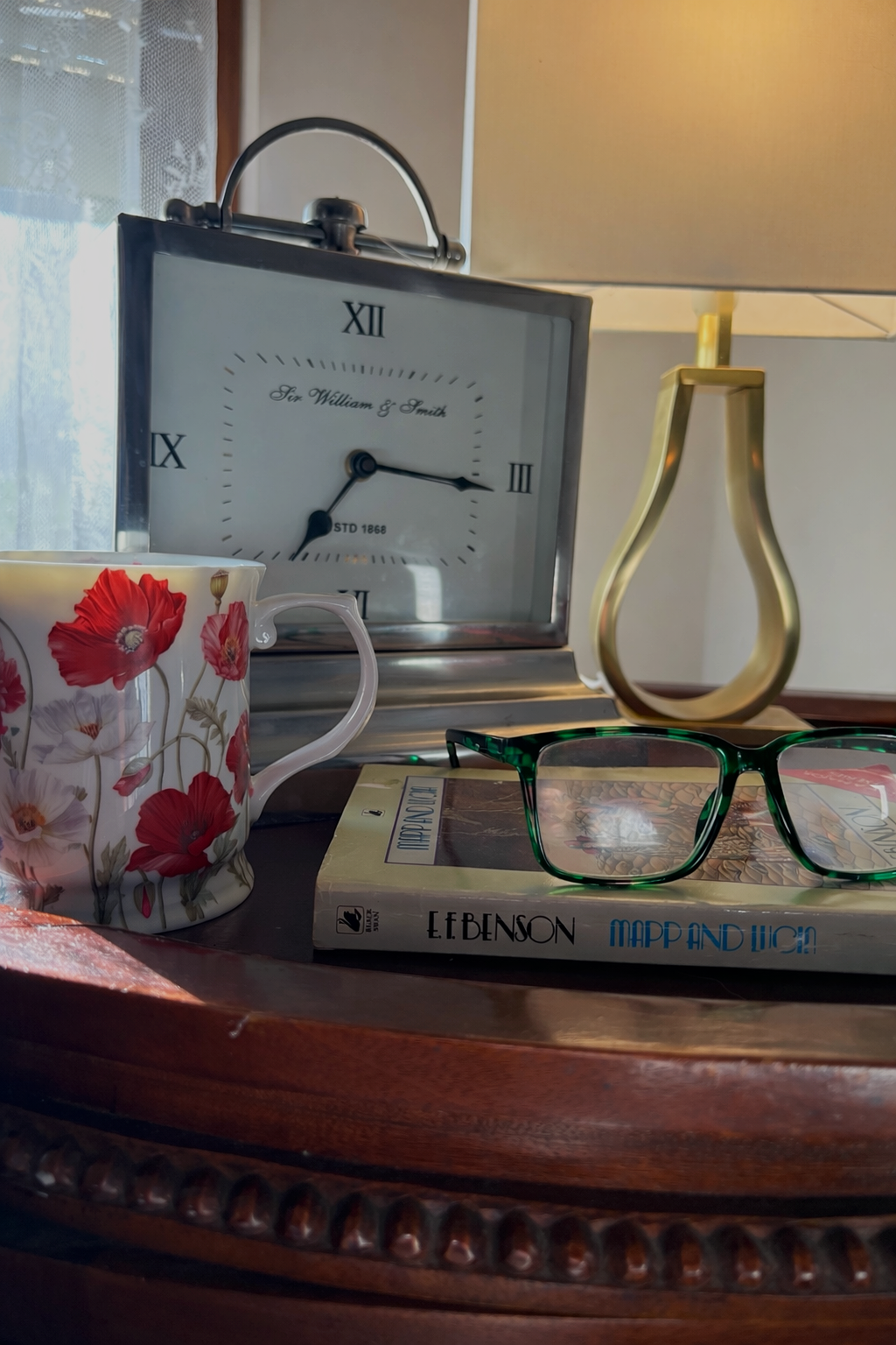Just a few of my favourite things; making time to read and enjoy a cup of tea.