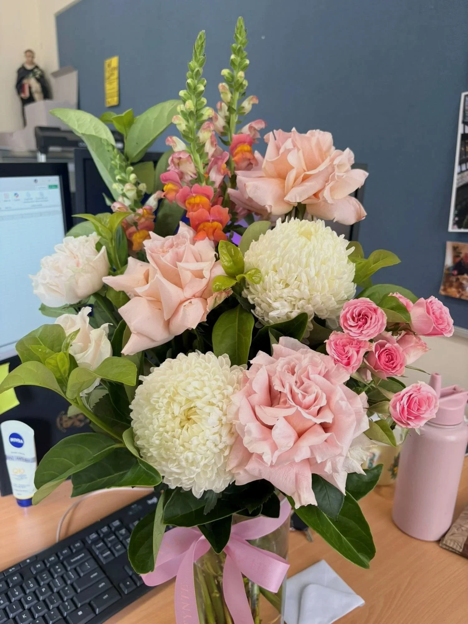 The most beautiful bouquet of flowers I have ever received. 