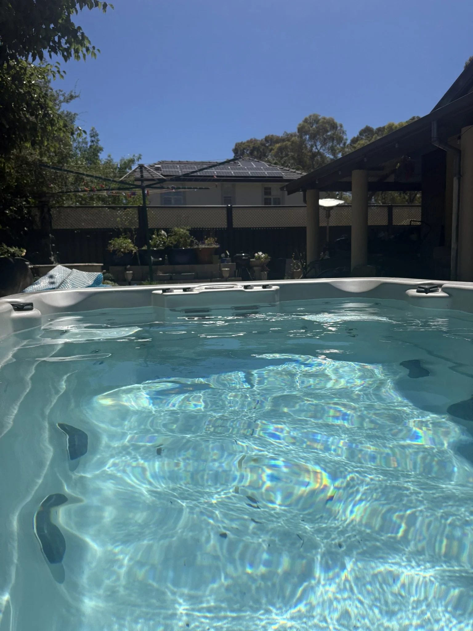 The luxury of cool water on a summer's day