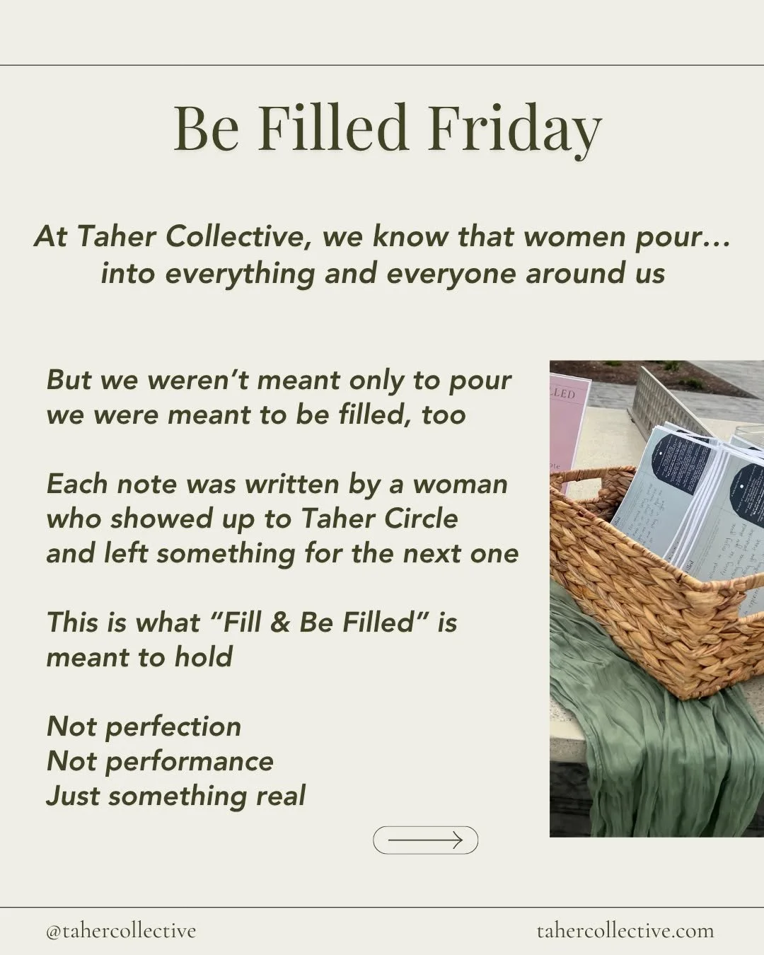 After a week of pouring into everything and everyone
this is your reminder that you&rsquo;re meant to be filled, too

every note was left for the woman who needed it next

i hope you feel the light, love, and encouragement
of the women in this commun