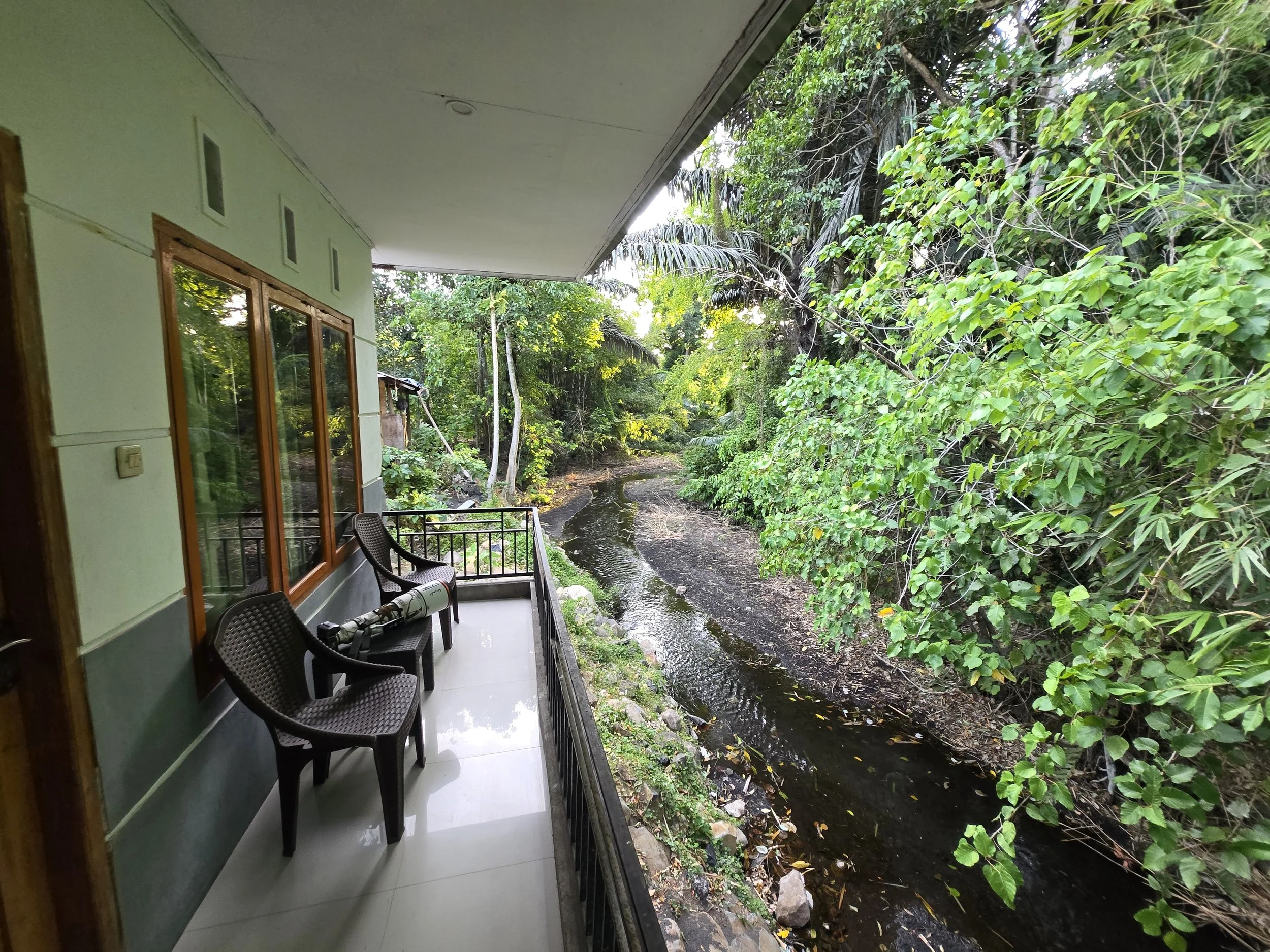 Outside the room