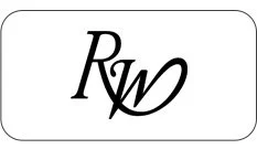 Stylized black script logo with the letters 'R' and 'W' intertwined.