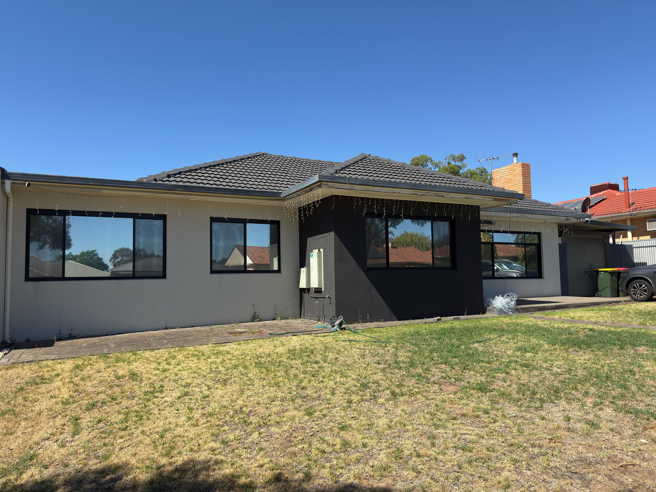 Adelaide home, North Eastern Suburbs tinted with silver tint. 