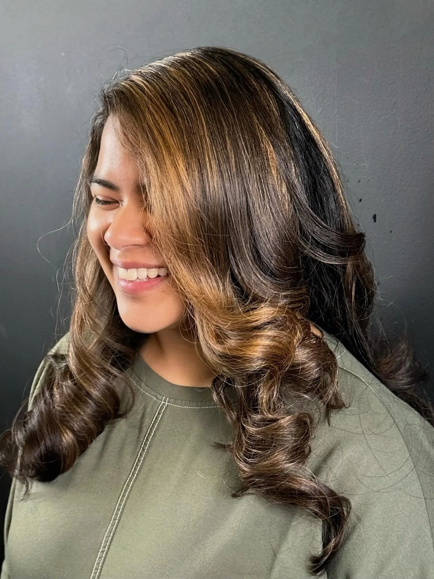 Worked on this awesome foiliage transformation with @kelbys.hair.affair  yesterday. 🍒