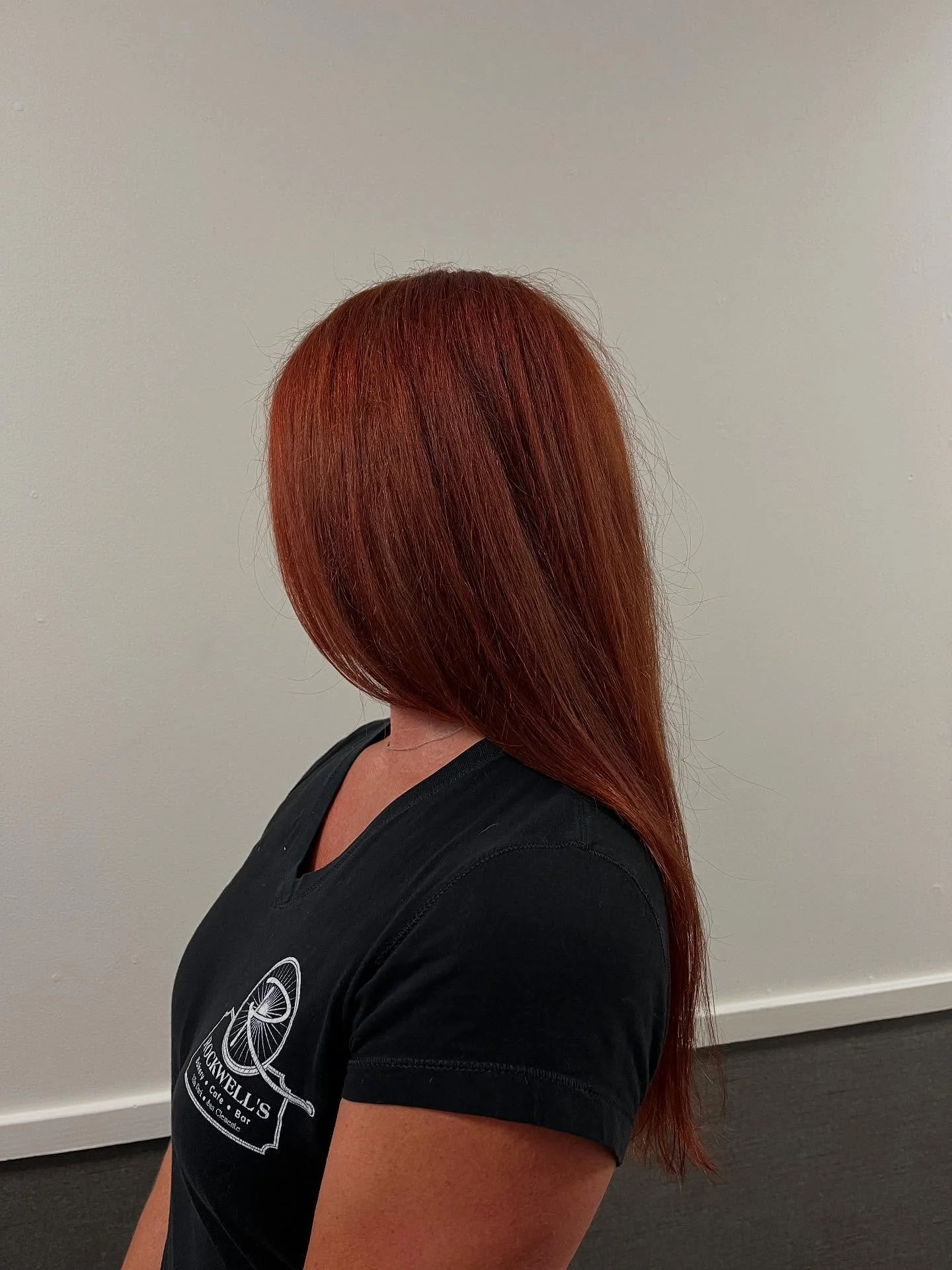 @123rylee and I teamed up to do her beautiful moms hair a vibrant copper blonde. 🍒