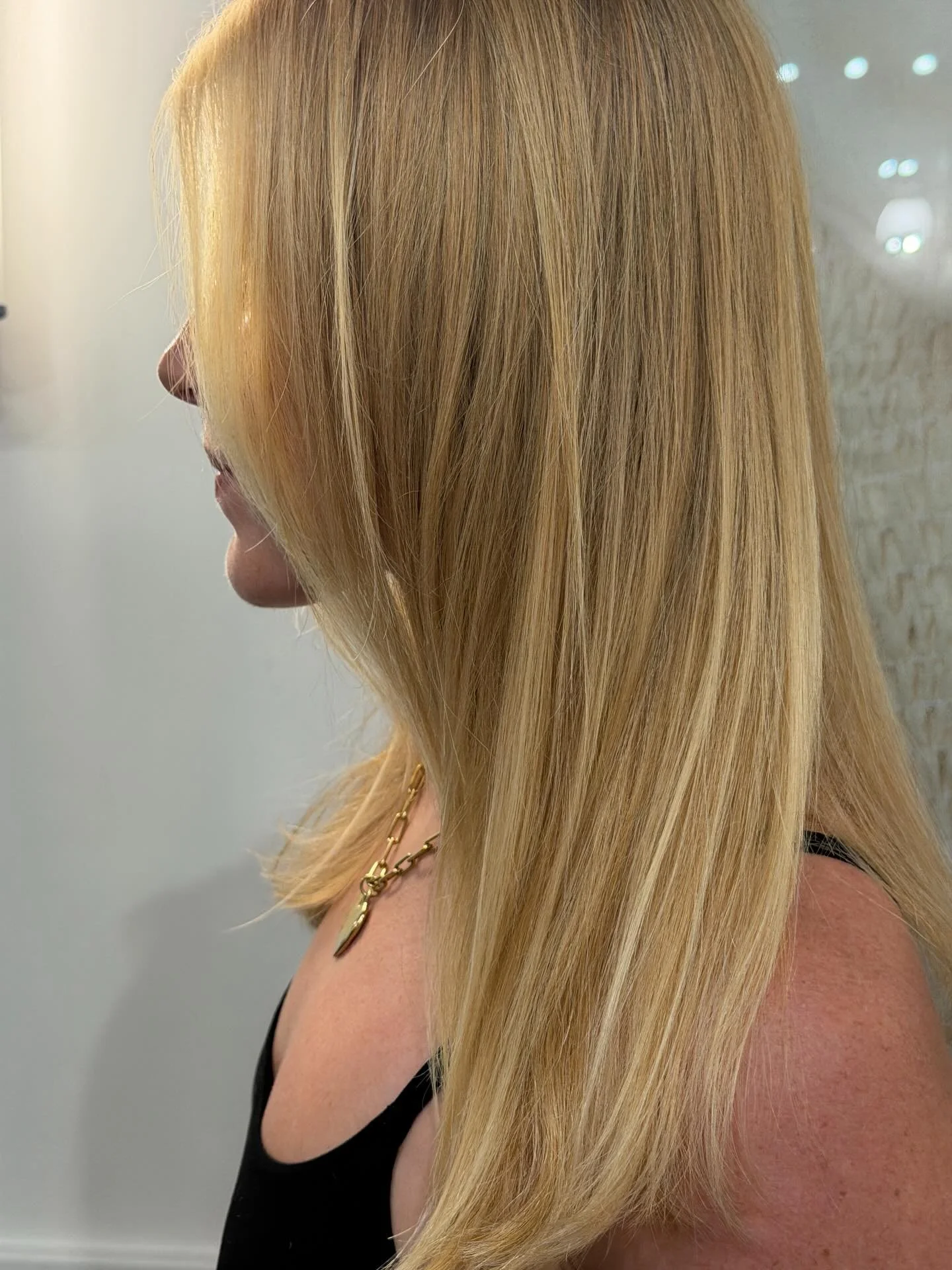 Obsessed. Fun first day in Phase Two, thank you so much @hairxem for showing me an exciting new way to foil! We went much blonder on my favorite cutie model @hayleeboverman while maintaining her hair integrity with BondRx by @paulmitchellpro