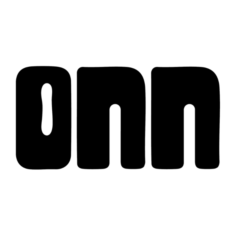 The word 'run' written in large, bold, black outlined letters on a white background.