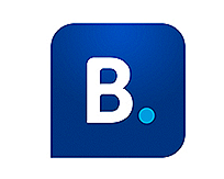 Microsoft Teams logo with a blue background and a white letter B.