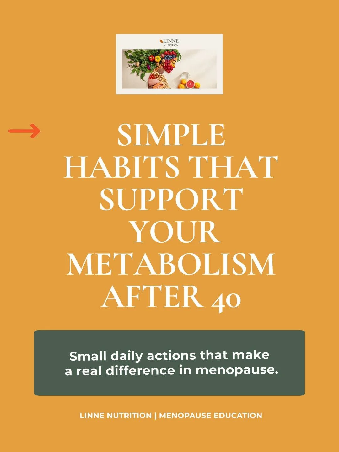 Supporting your metabolism after 40 doesn&rsquo;t require extreme changes.
During perimenopause and menopause, metabolism can shift due to hormonal changes and muscle loss.

The good news is that metabolism is adaptable.
Simple daily habits can help 