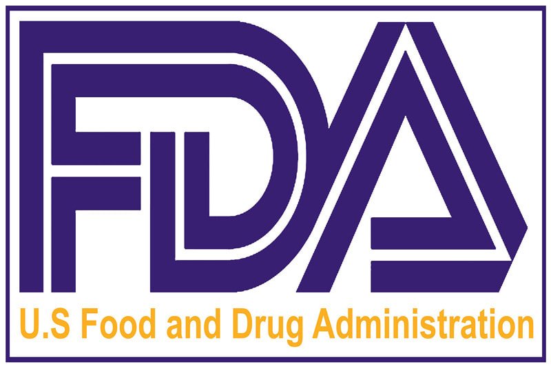 FDA logo with the text "U.S Food and Drug Administration" underneath.