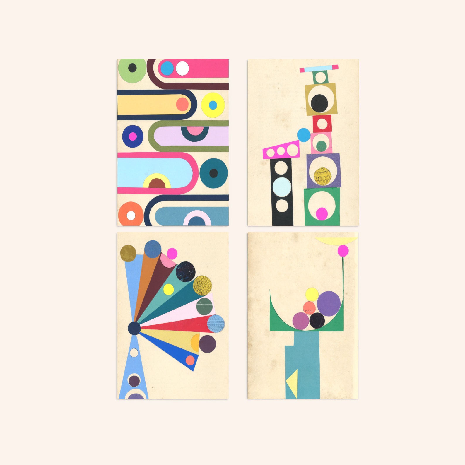 Postcards - Book Pages Set 2