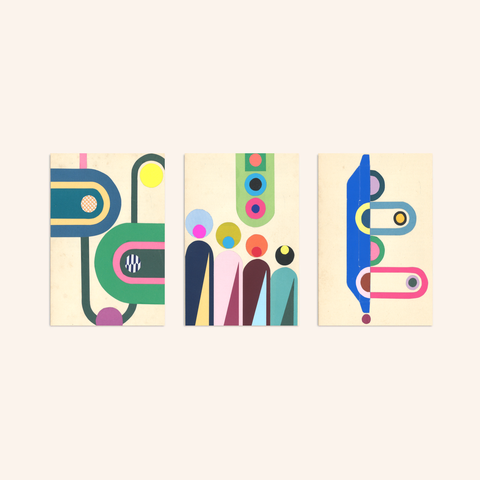 Postcards - Book Pages Set 1