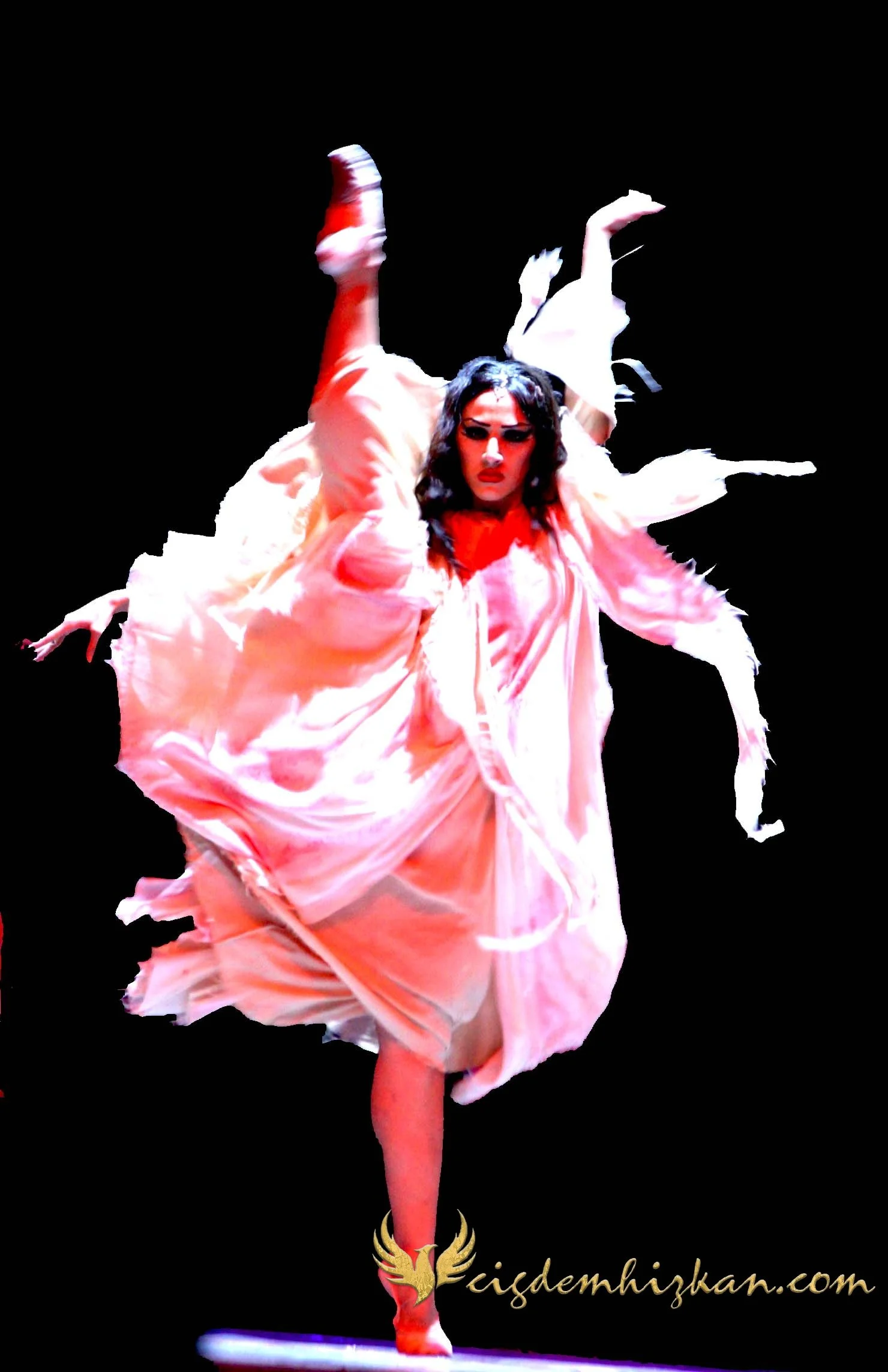 Balerin ve dansçı. Anadolu Ateşi (Fire of Anatolia). Sahne sanatları, çağdaş dans ve geleneksel motifler. Berlin sahnesinde güçlü bir dans performansı.
Ballerina and dancer. Fire of Anatolia. Performing arts, contemporary dance and traditional motifs