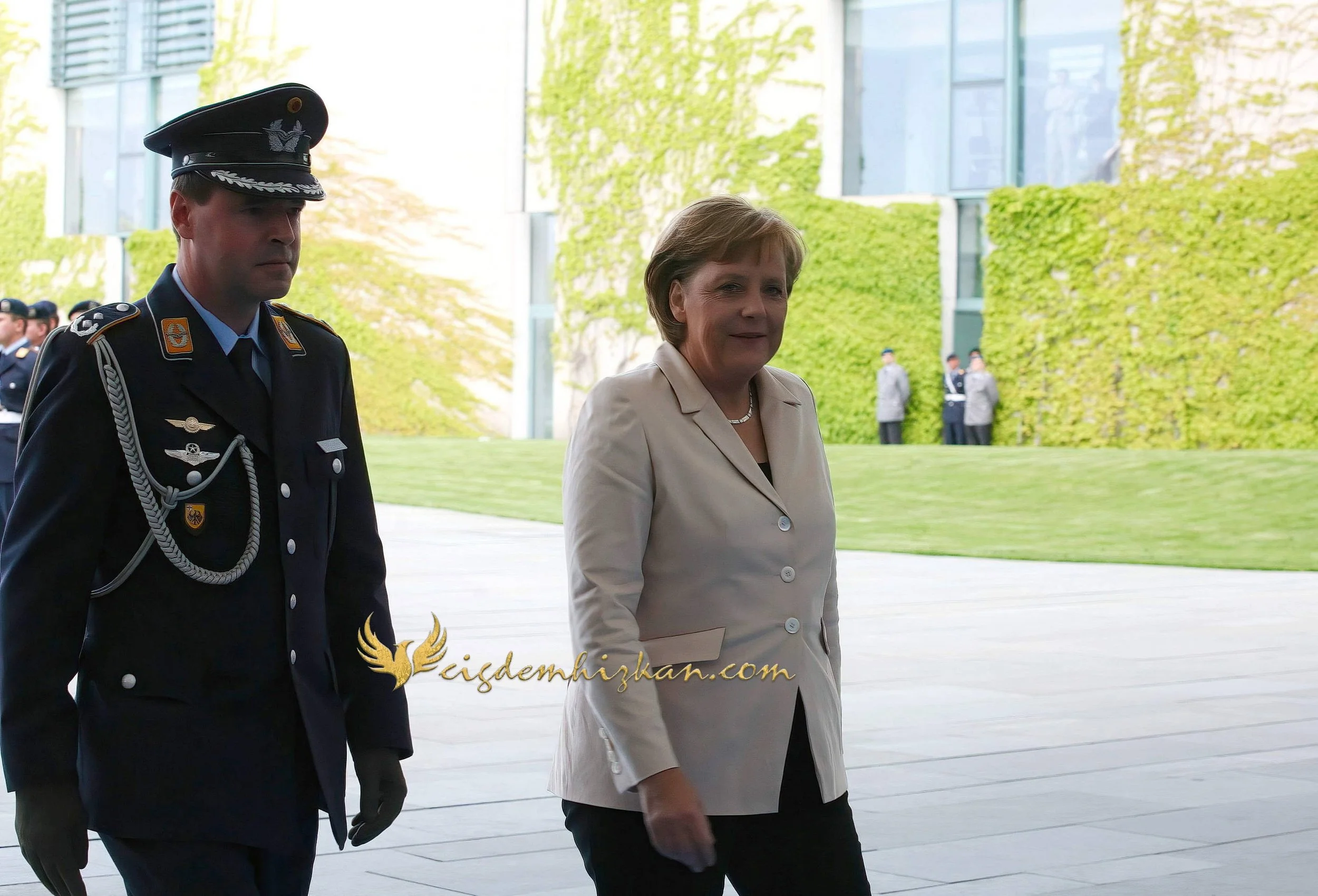Chancellor Angela Merkel and President Nicolas Sarkozy - Berlin Bundestag 2007 - "Merkozy": Franco-German Relations - Sarkozy's inaugural visit to Berlin