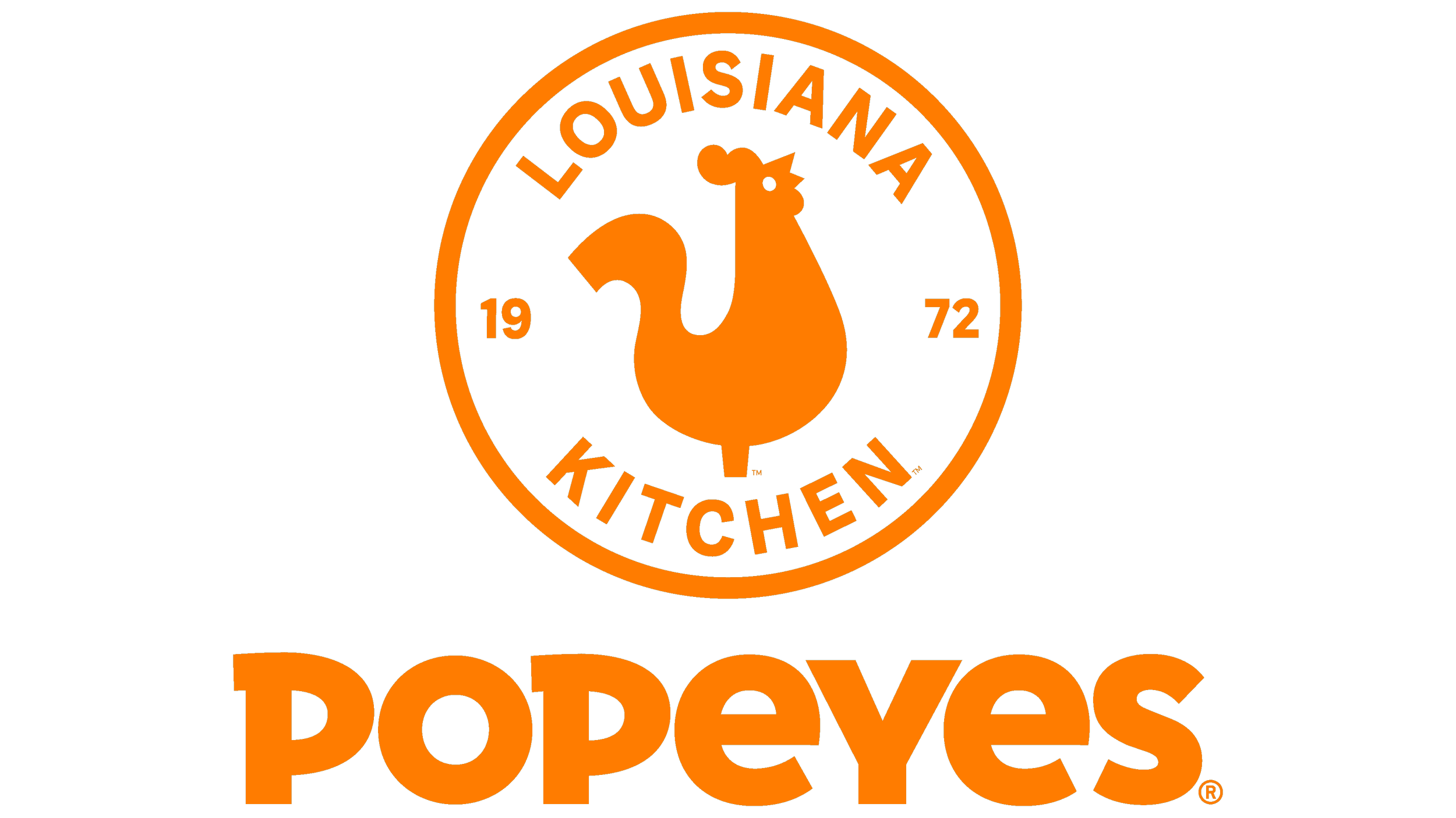 PopEyes Louisiana Kitchen logo in orange and black colors.