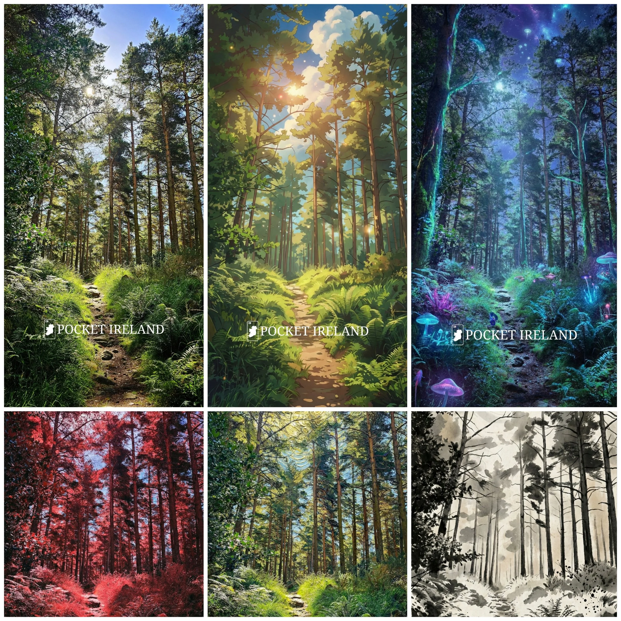 Just Follow the Path – Digital Wallpaper Collection (no watermarks)