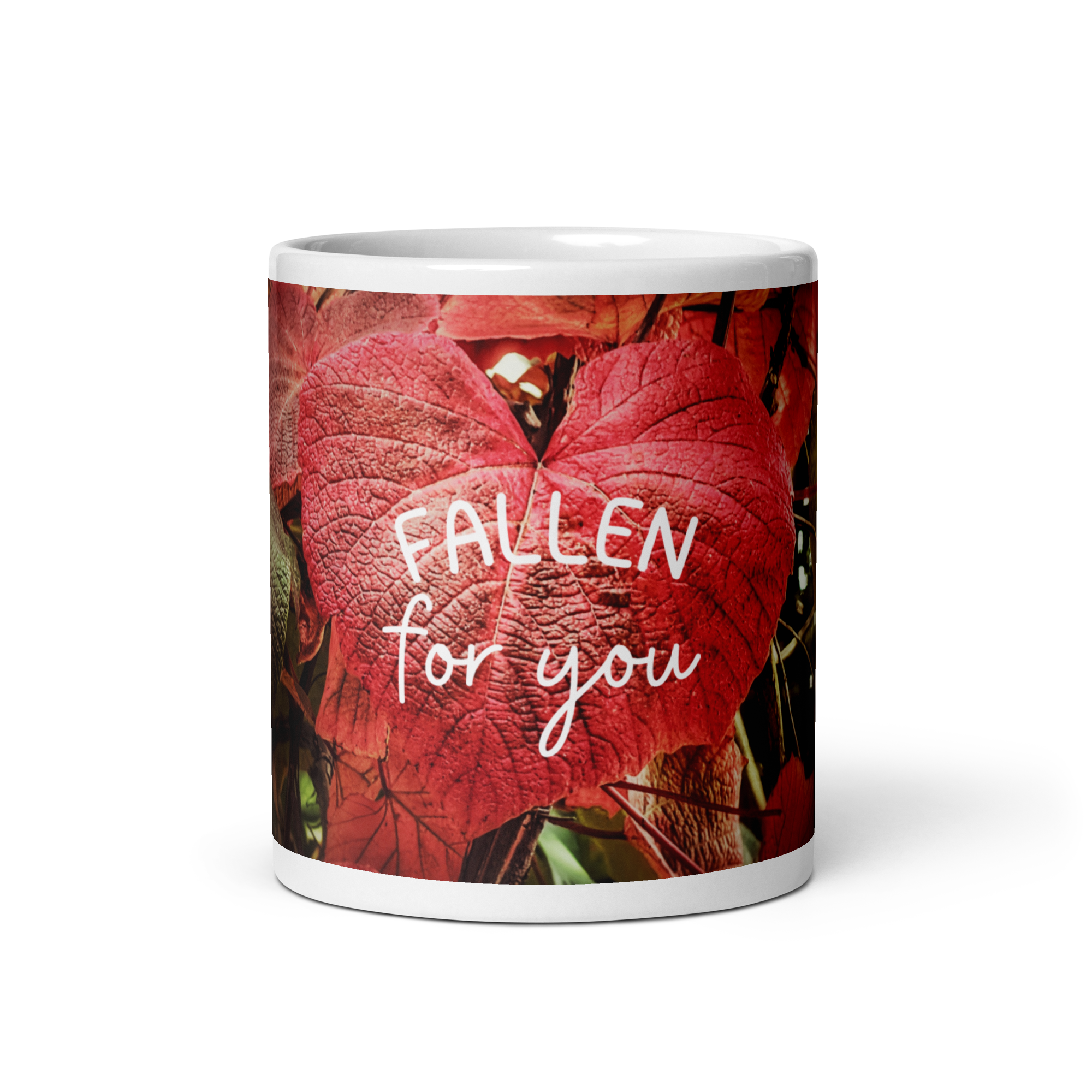 Fallen for You White Glossy Mug