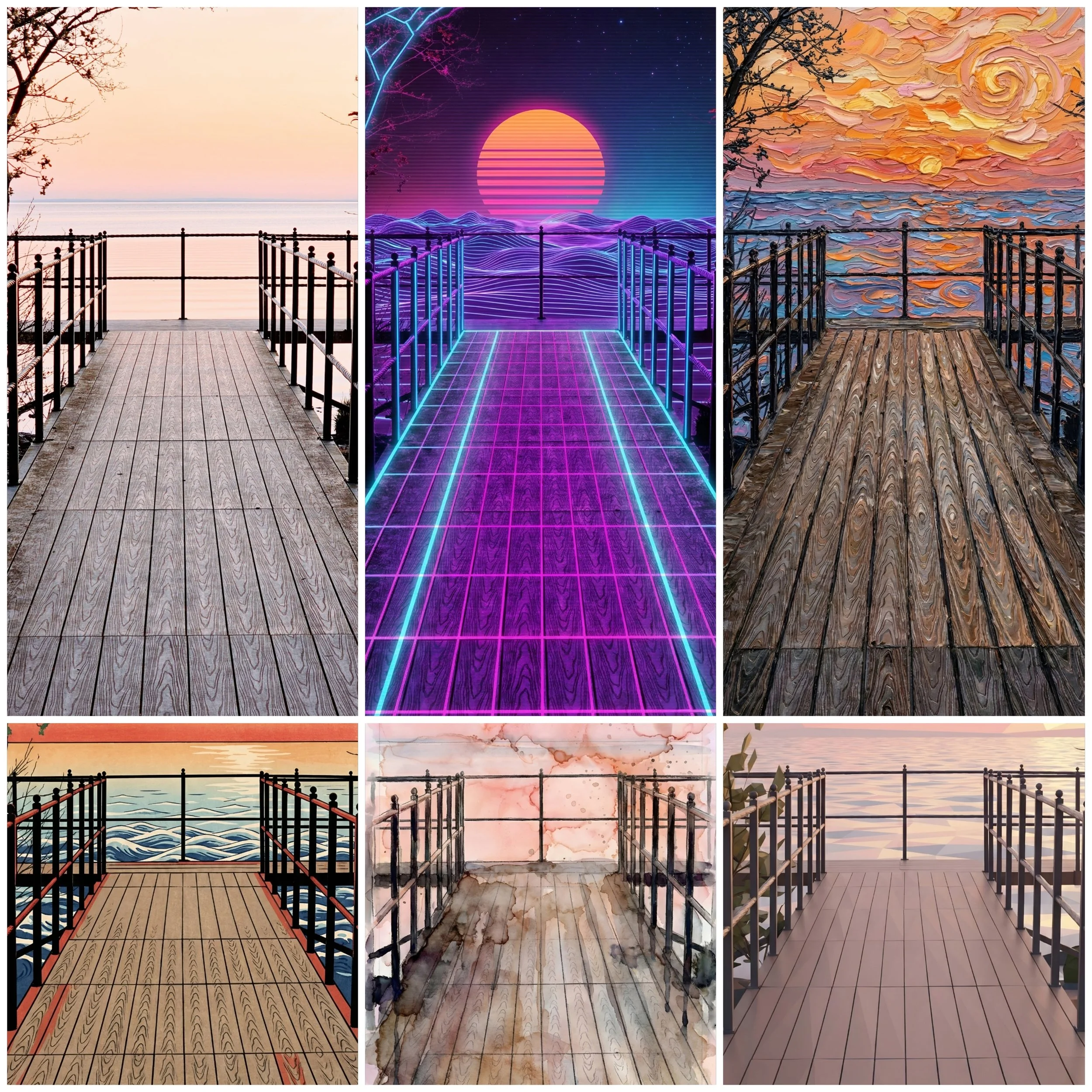 Walk to the Pastel Light