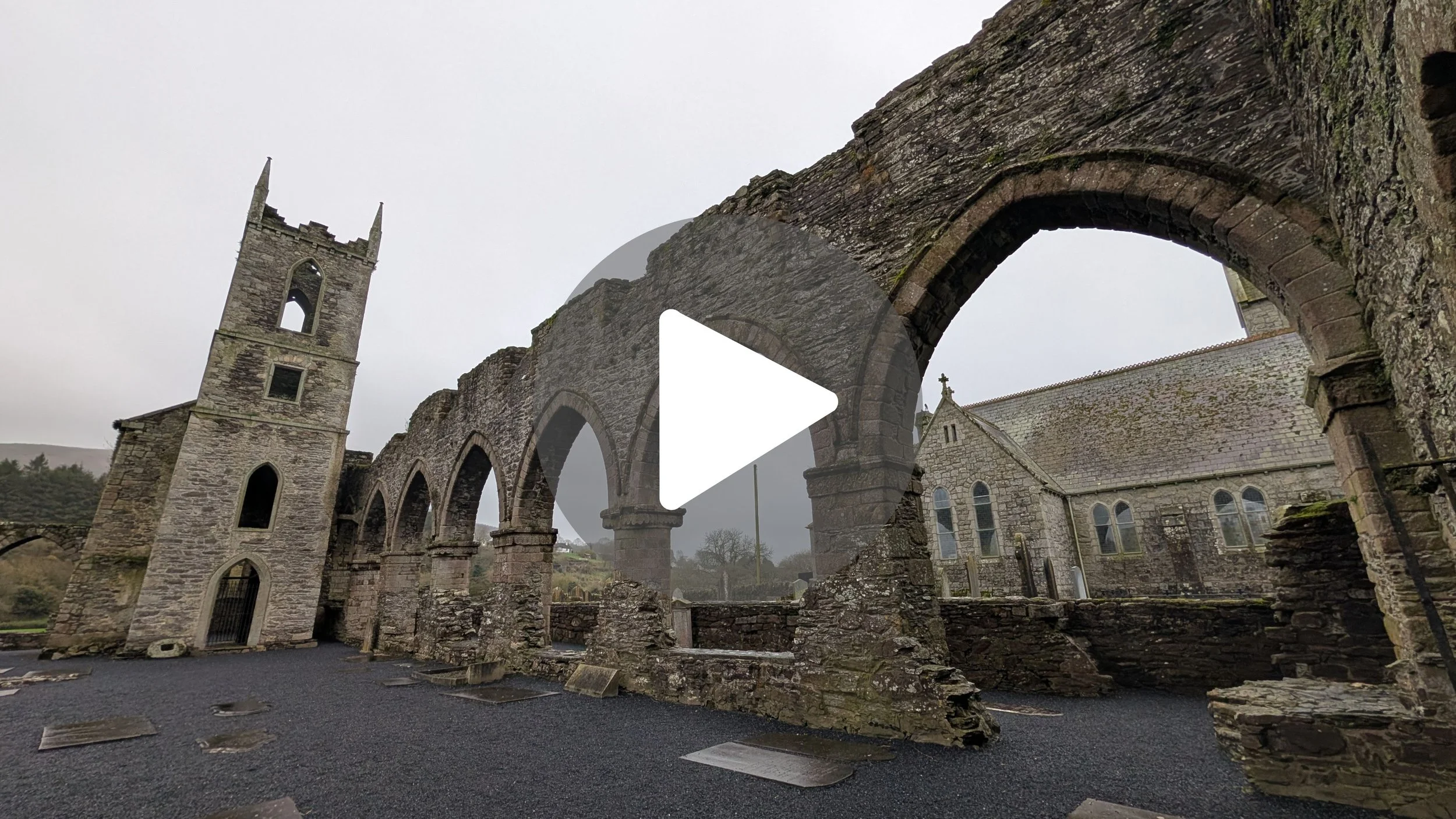 A Rainy Look at an 800-Year-Old Irish Abbey in Co Wicklow ☘️