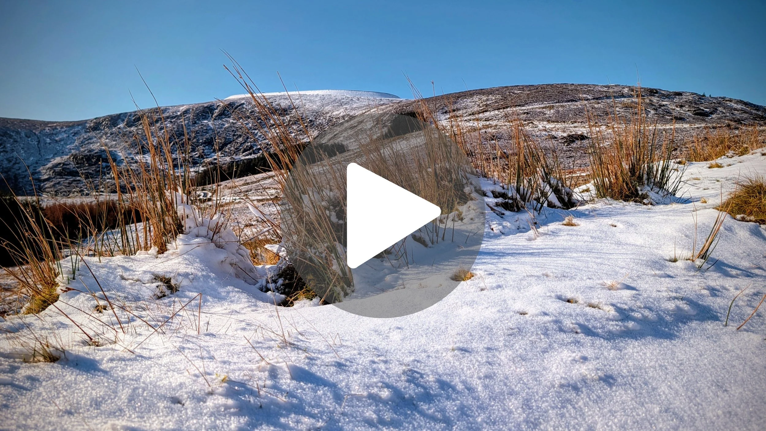 10 Seconds of Pure Mountain ASMR ❄️ (Turlough Hill)