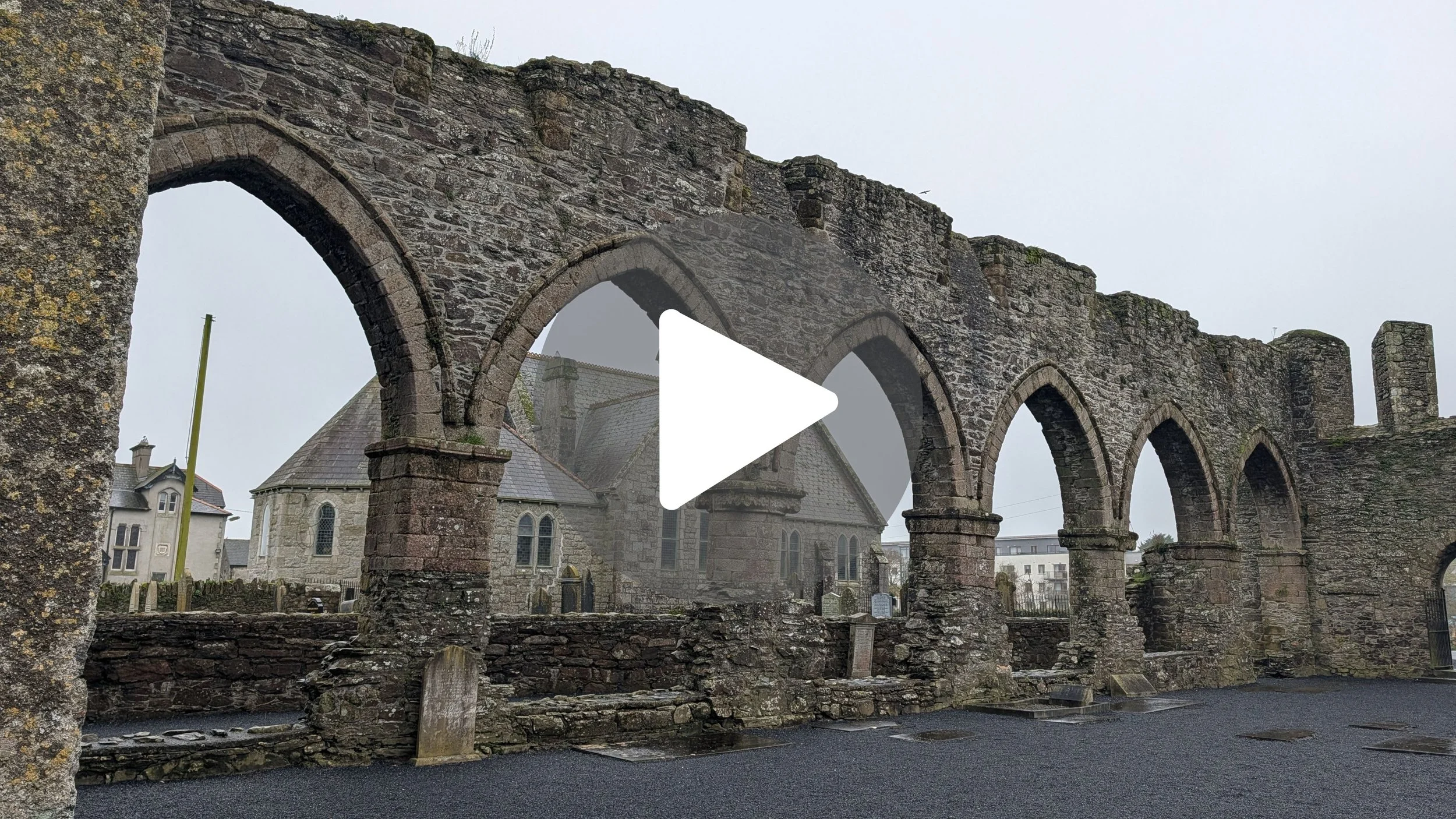 🎧 60-Second ASMR Walk Through a Medieval Irish Ruin
