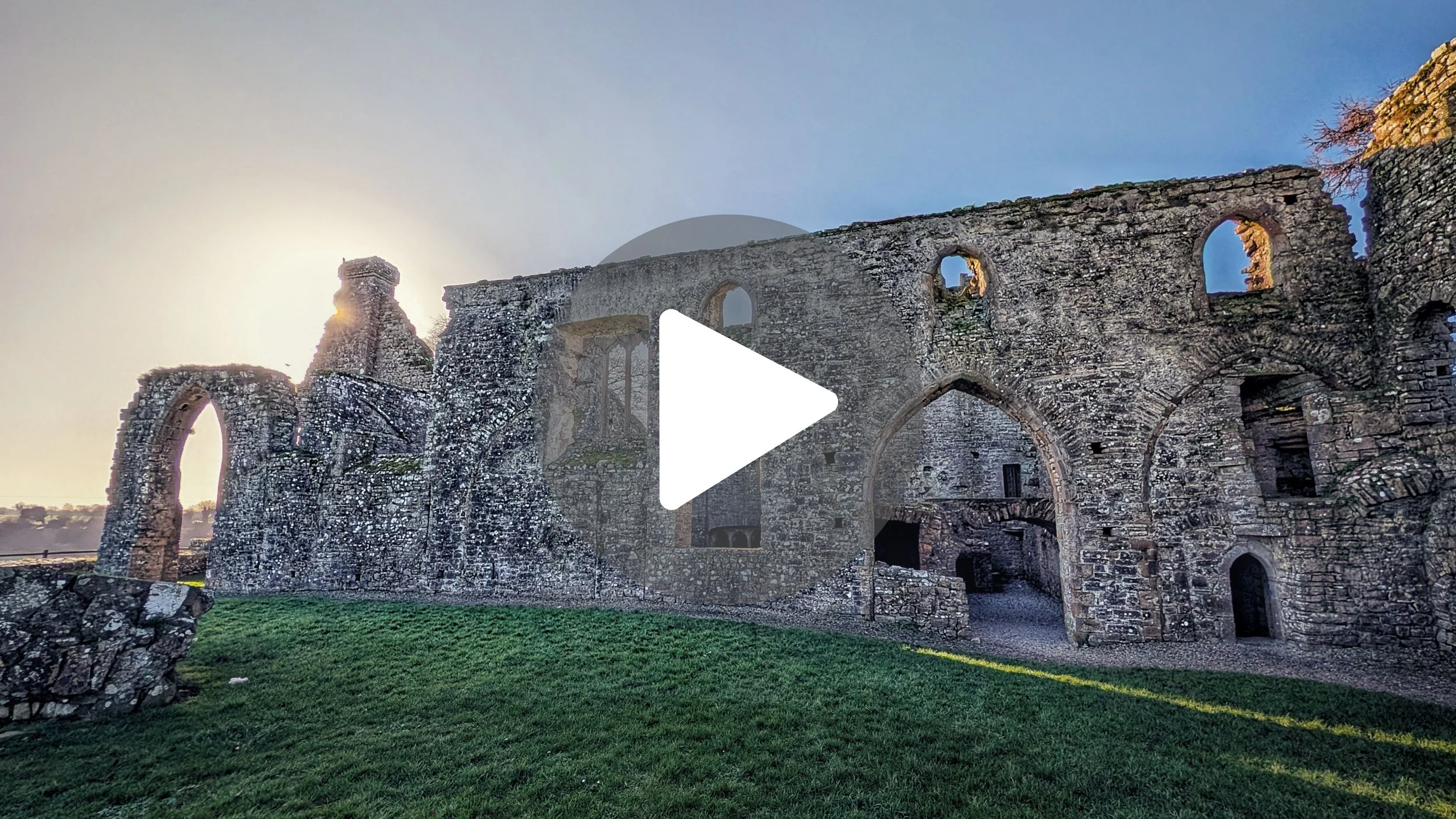 ASMR Walk Through Ancient Irish Ruins 🎧 (Bective Abbey)