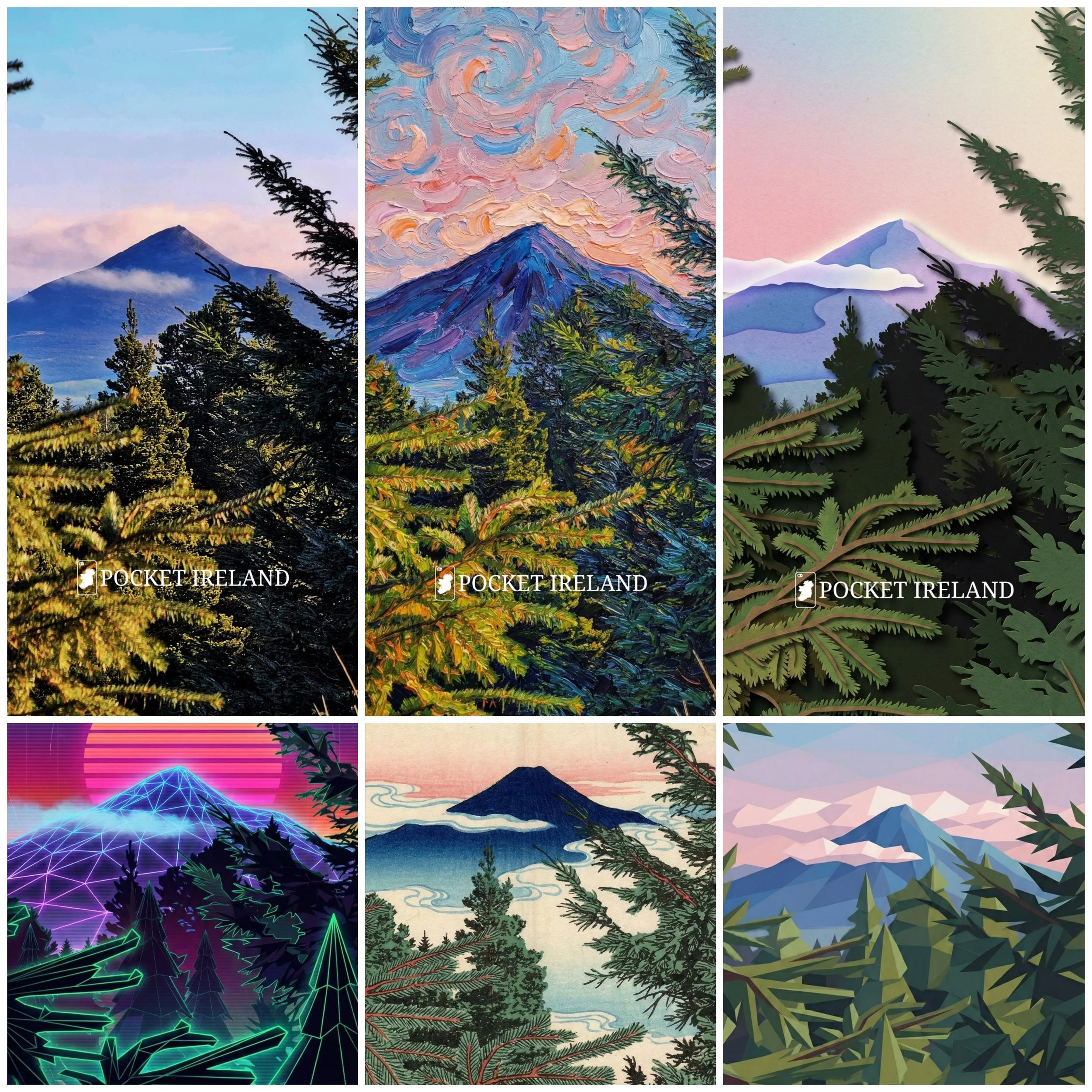 Not Actually a Volcano – Digital Wallpaper Collection (no watermarks)