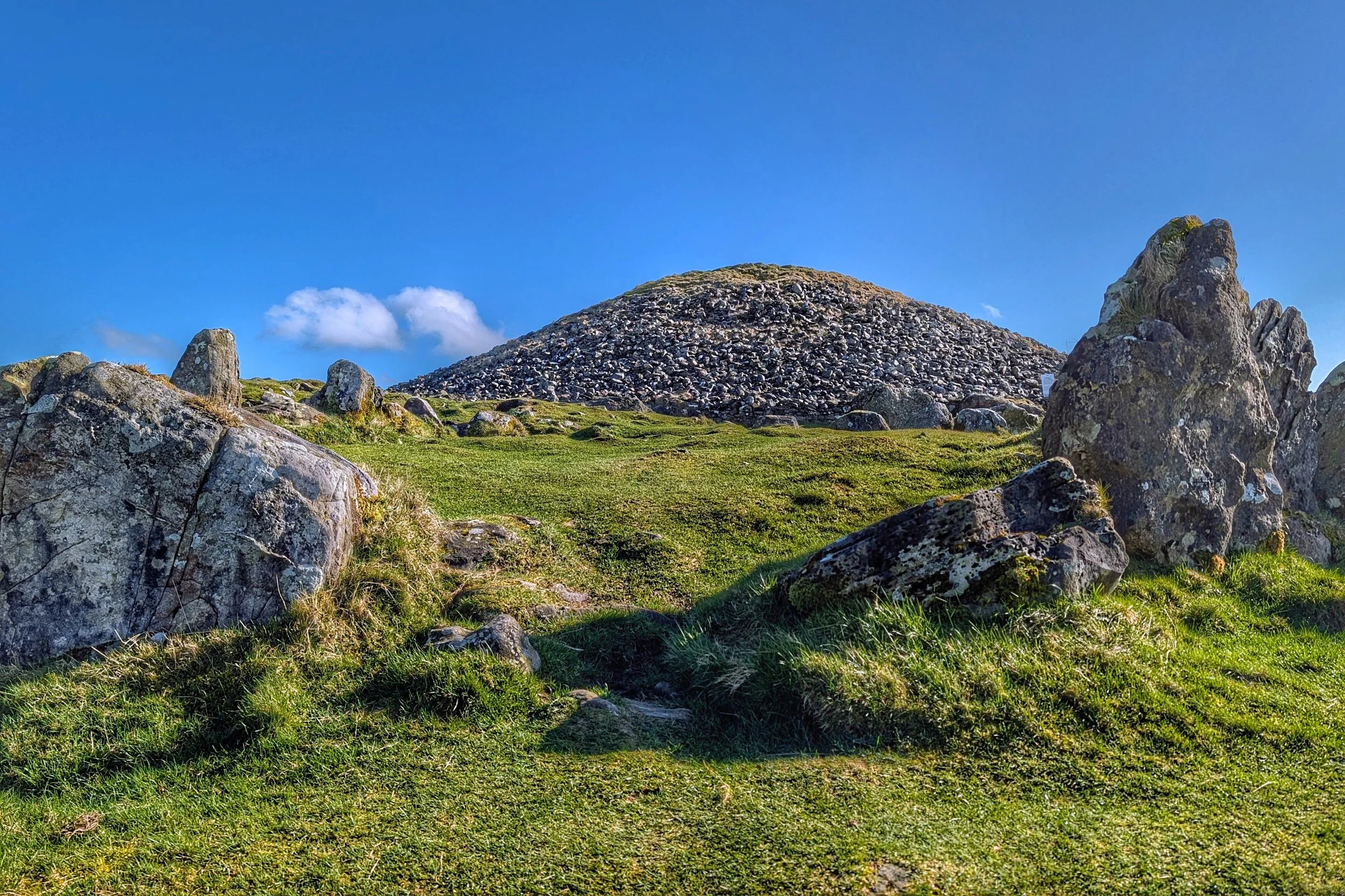 Ancient Sun Hits Ancient Stone