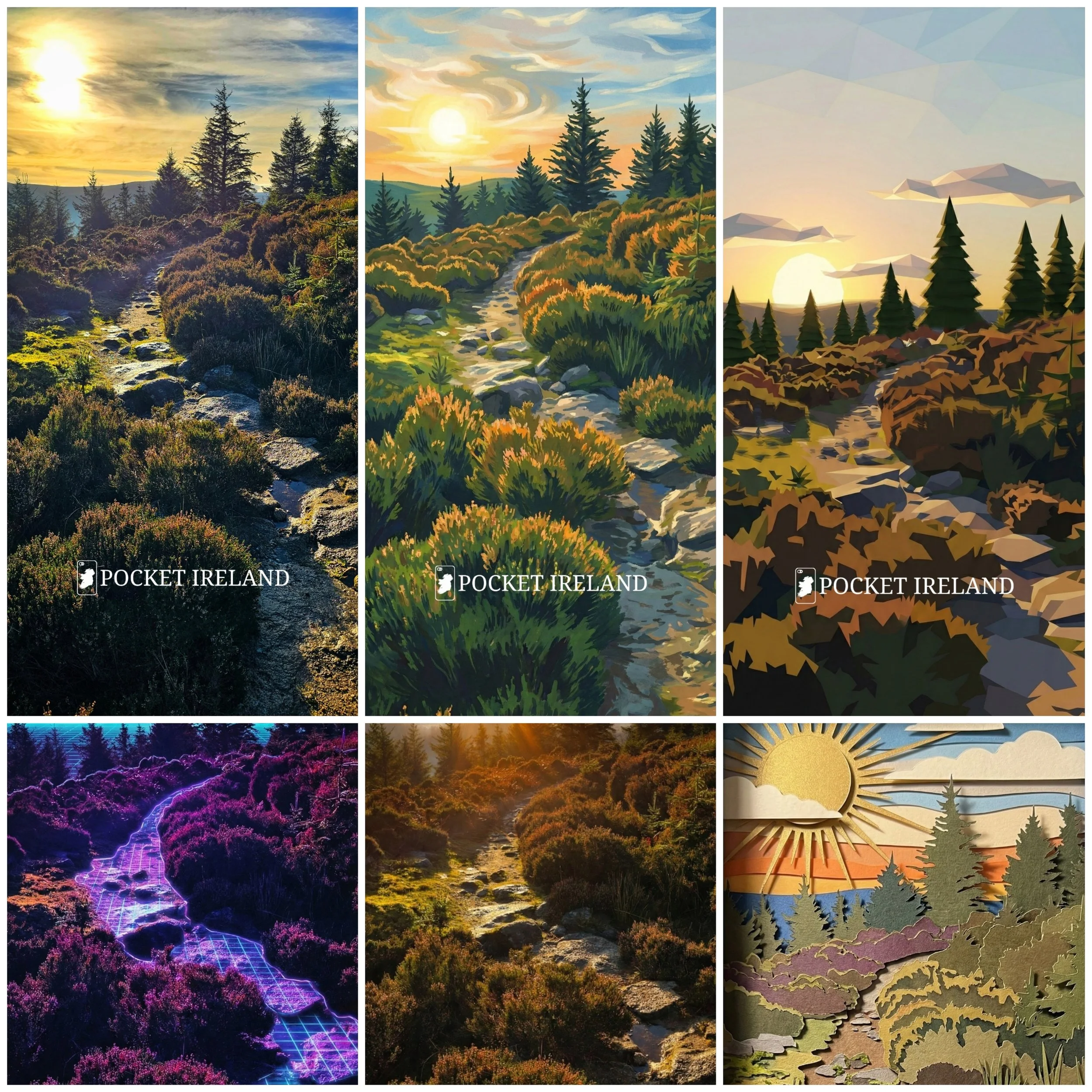The Path is Lit – Digital Wallpaper Collection (no watermarks)