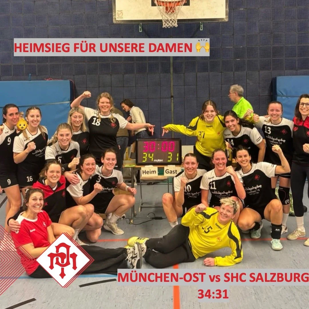 So kann es weitergehen ... 

Viele unserer Teams laufen auf Bestform auf. 

Nach einem R&uuml;ckstand zeigen unserer @damen_tsvmuenchenost Nerven und belohnen sich mit einem Sieg gegen SHC Salzburg. 

Unsere mC holt 2 wichtige Punkte nach langer Anre