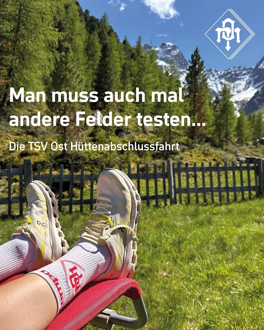 Unsere Frauen- und M&auml;nnermanschaft hat ein sch&ouml;nes Wochenende in den Bergen organisiert und die Zeit auf der H&uuml;tte bei bestem Wetter genie&szlig;en k&ouml;nnen 🏔️☀️

Kalte B&auml;che, k&uuml;hle Getr&auml;nke, jede Menge Action, Gemei
