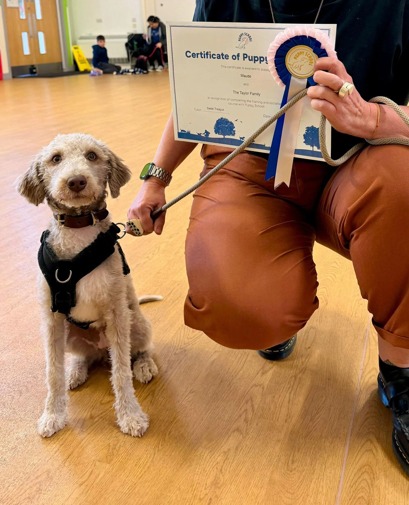 Class of 26. 

Well done, Maudey 🐶