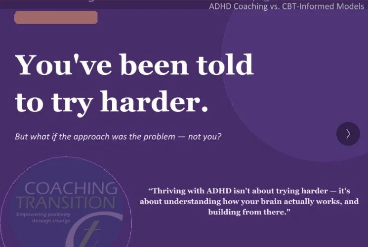 If you live with ADHD, you've probably been told to just try harder.