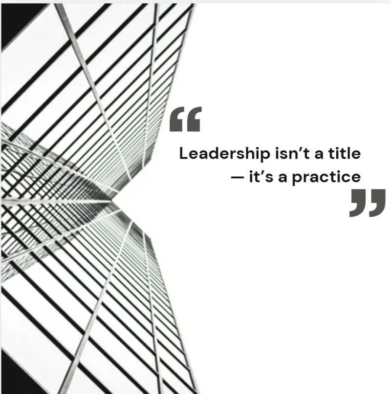 Real leadership shows up in the everyday moments