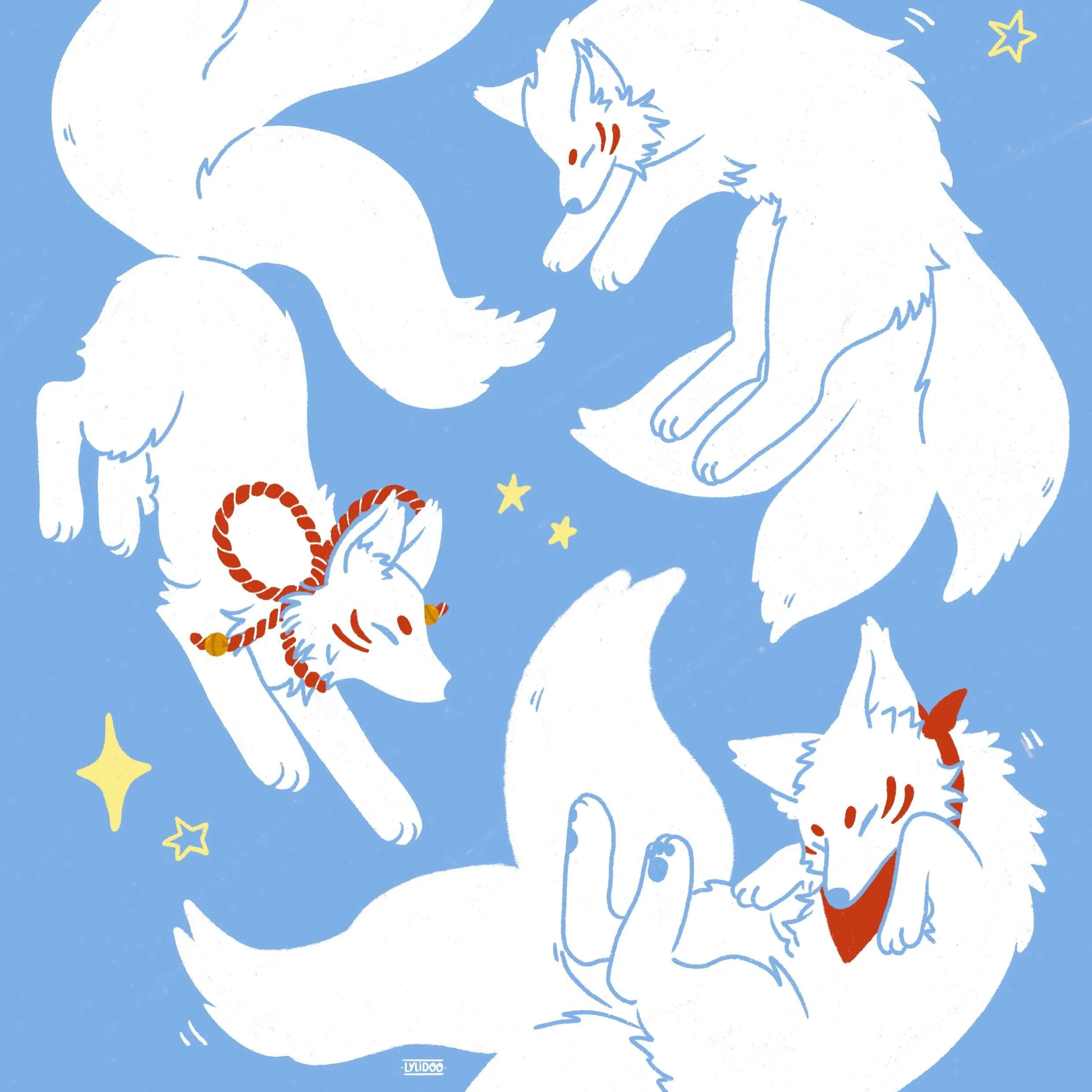 Je continue &agrave; vous pr&eacute;senter les illustrations que j&rsquo;ai r&eacute;alis&eacute; pour l&rsquo;exposition en cours chez @kitsune.burgers ⭐️

C&rsquo;est la premi&egrave;re que j&rsquo;ai dessin&eacute; quand j&rsquo;ai compris que je 