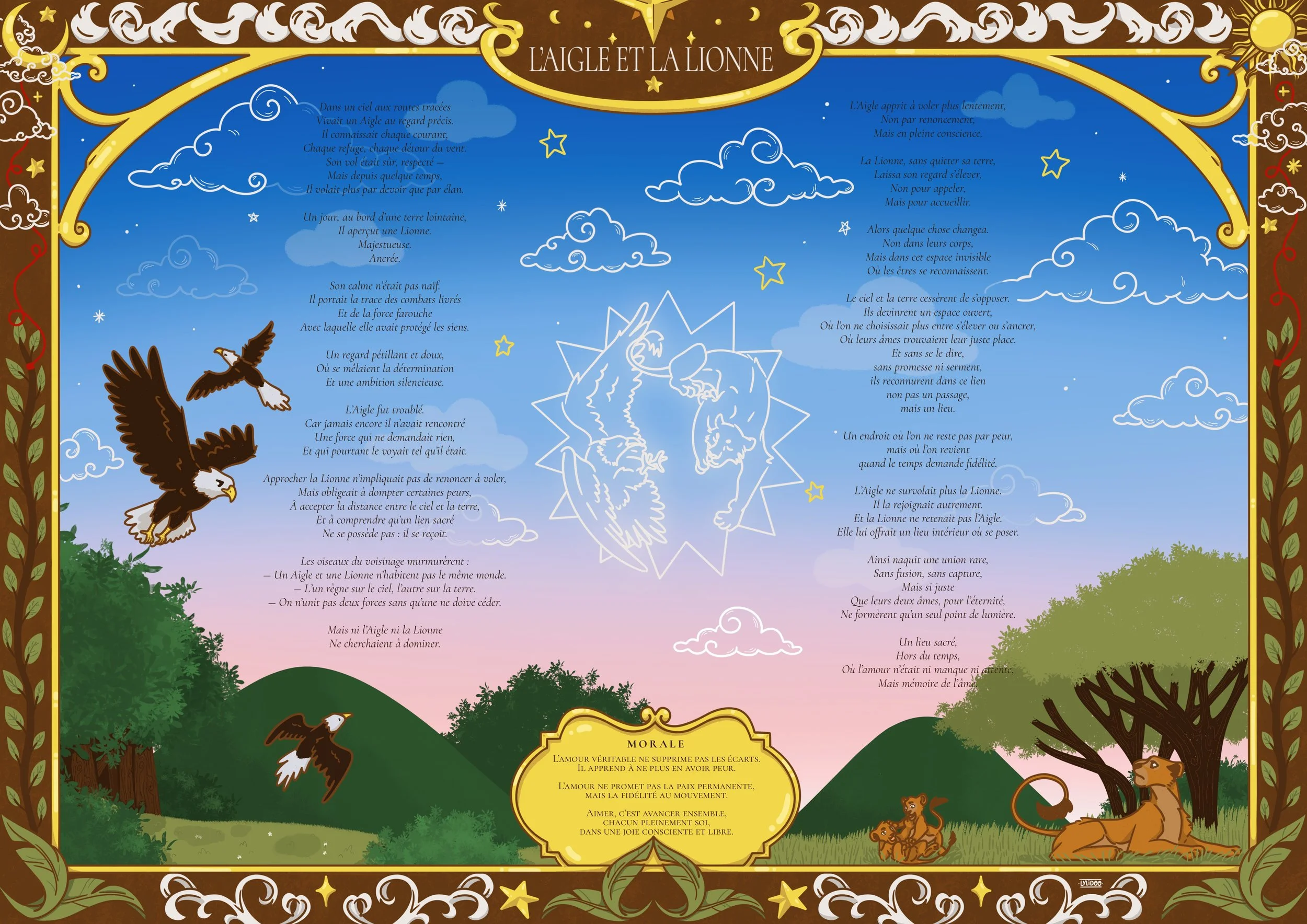Projet personnalisé d'illustration d'une fable ☼ Février 2026