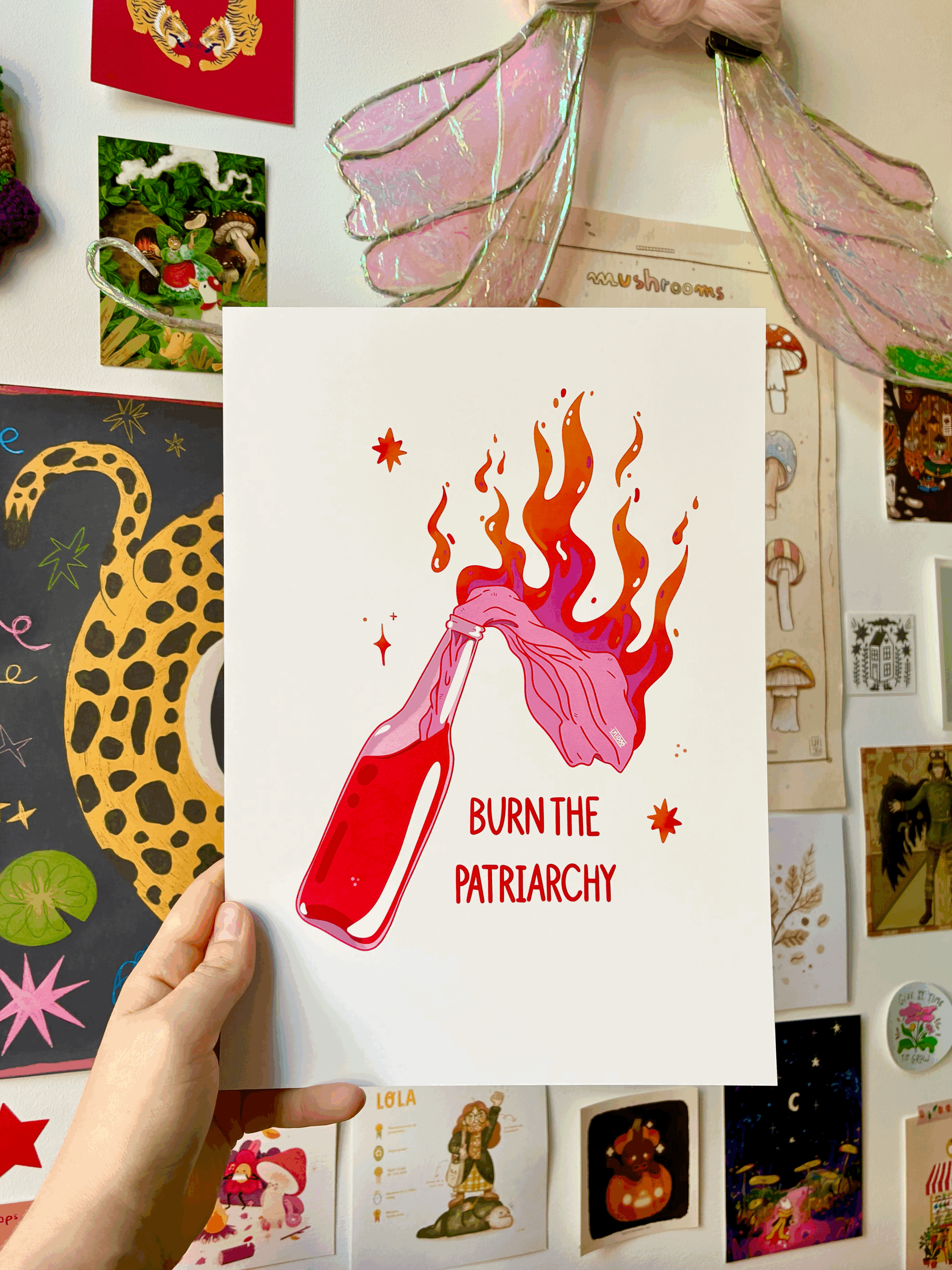 BURN THE PATRIARCHY | Illustration A4