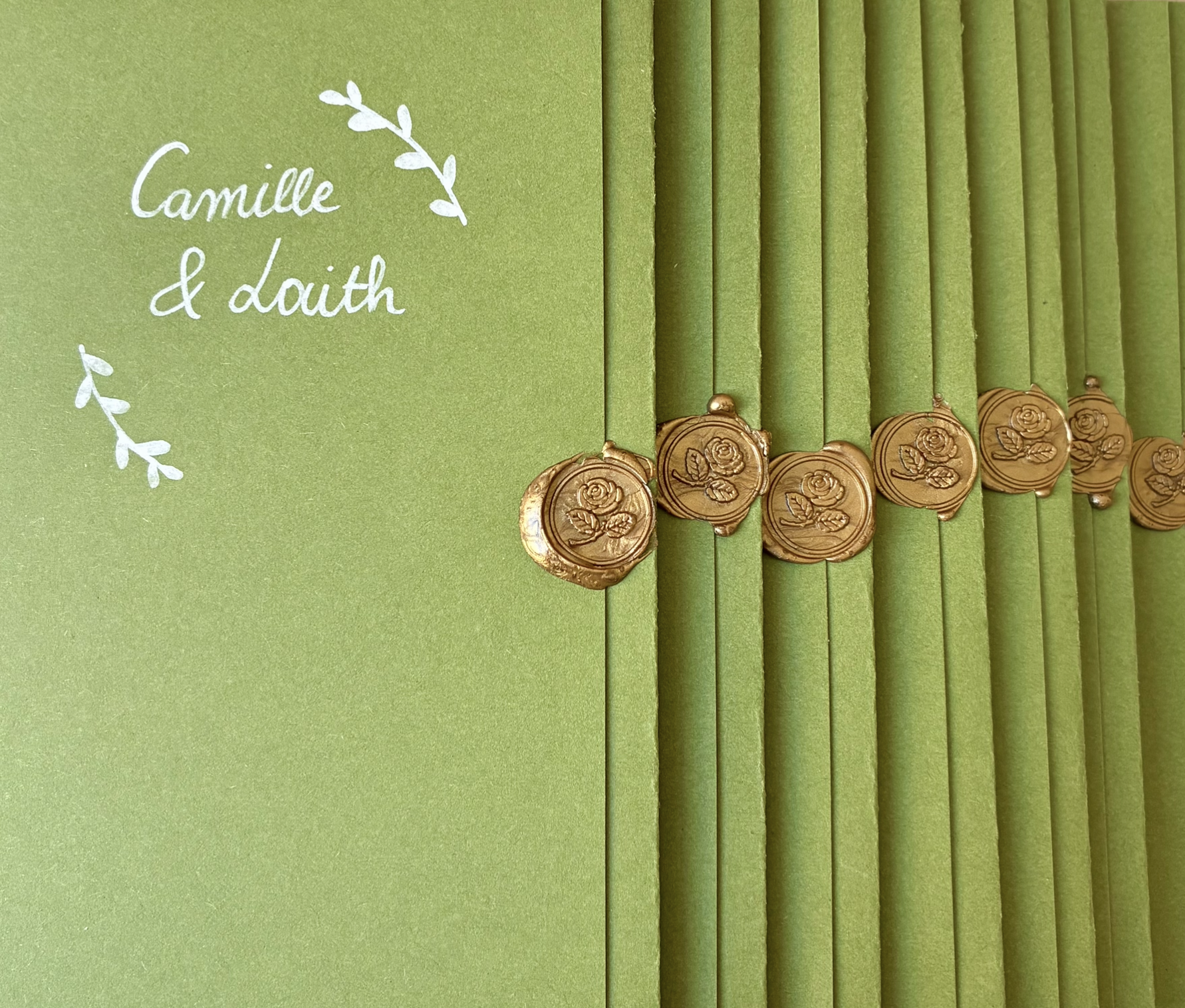 Faire-parts de mariage ☼ Mai 2026 : Réalisés à la main, en français et en arabe