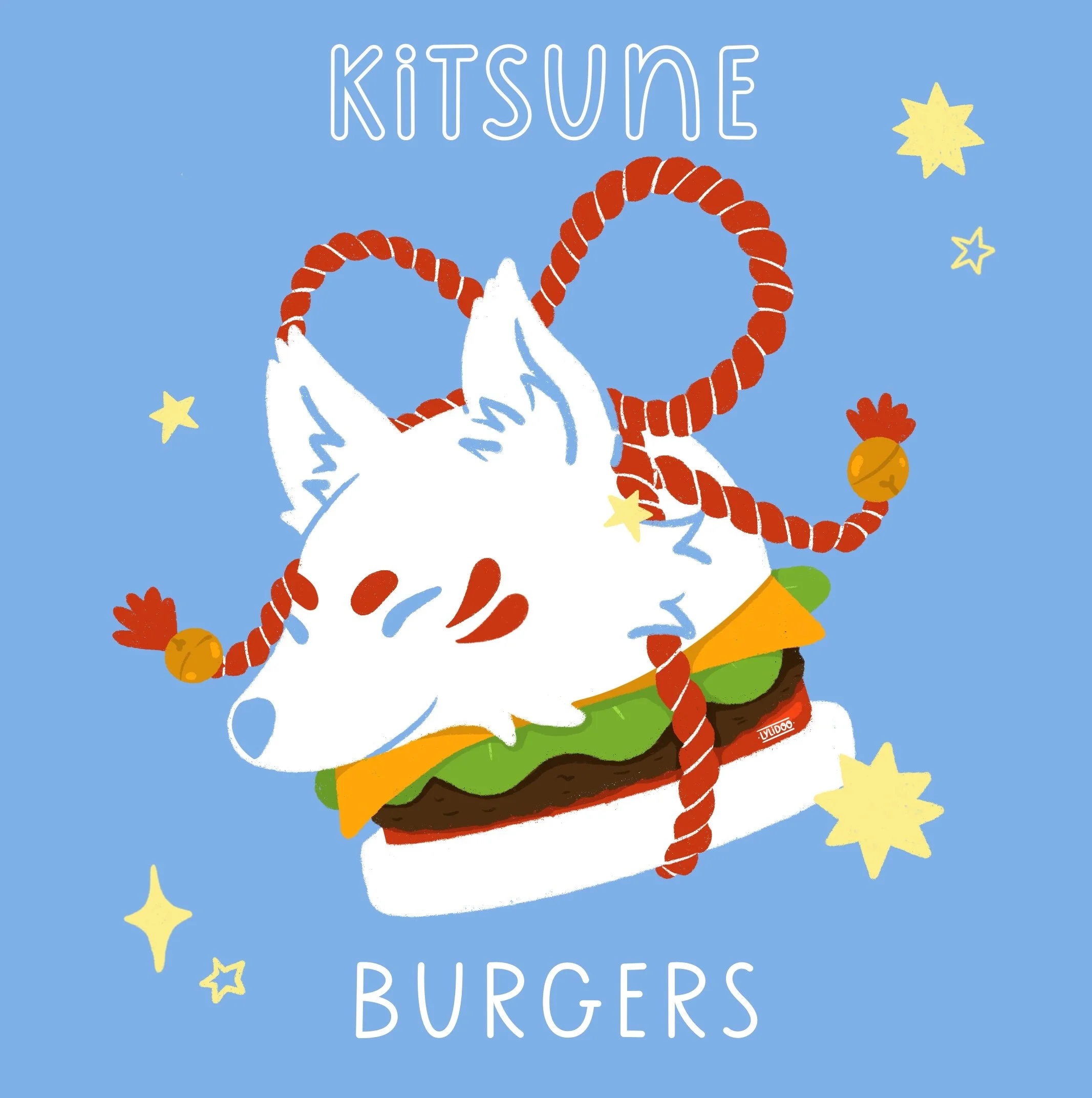 Illustration du logo de Kitsune Burgers (Bruxelles) ☼ Juillet 2026