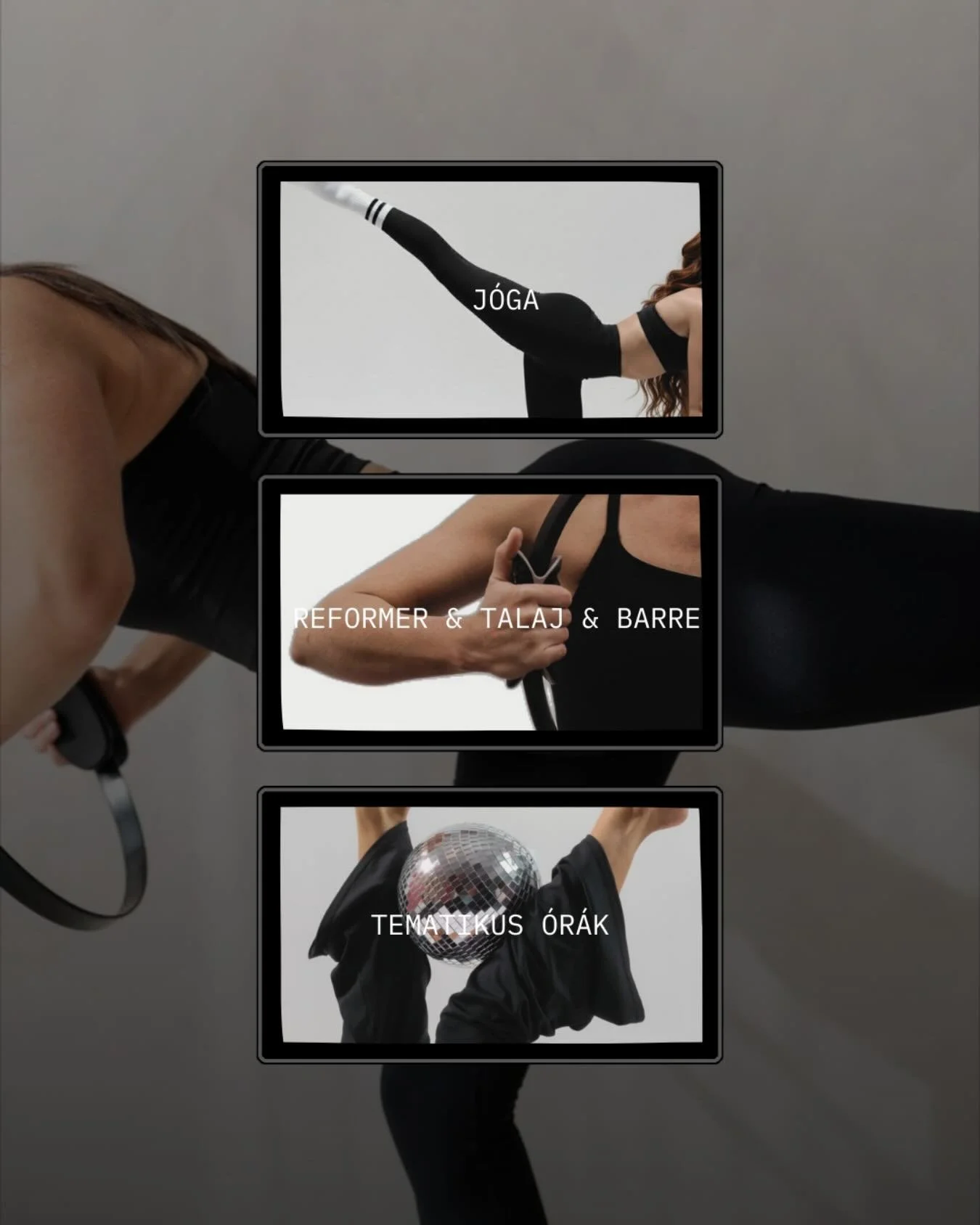 Amikor elkezdt&uuml;k a Csini Bab&aacute;t, egy dolgot tudtunk biztosan: nem akarunk egyf&eacute;le &oacute;r&aacute;t&hellip; mert nem vagyunk egyform&aacute;k.
Sz&oacute;val csin&aacute;ltunk j&oacute;g&aacute;t.
Hot pilatest.
Talaj pilatest.
Refor