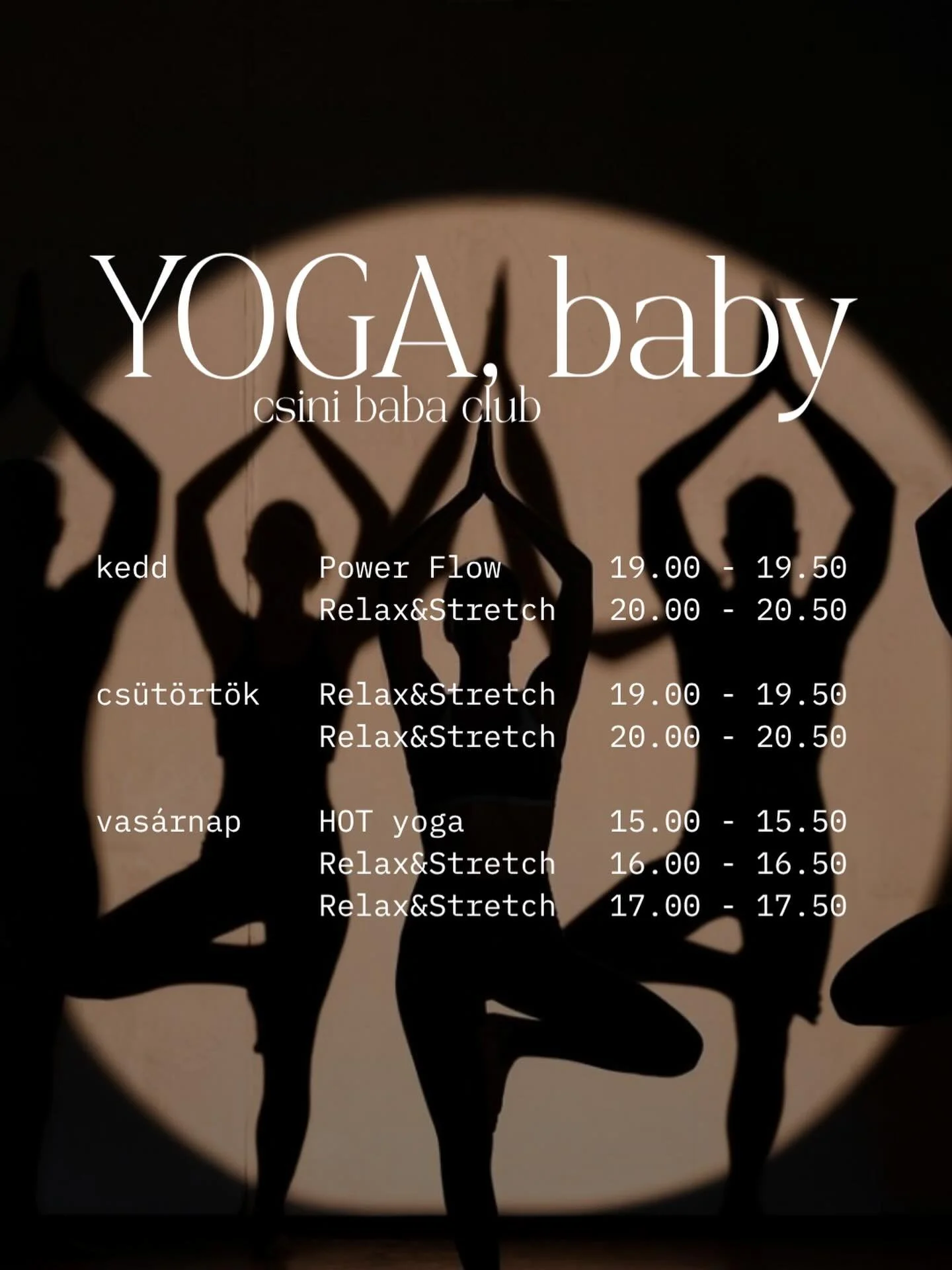 A Csiniben van egy titkos var&aacute;zsl&oacute;nk: a csod&aacute;latos j&oacute;gaoktat&oacute;nk Patr&iacute;cia!😌

Patr&iacute;cia, olyan megnyugtat&oacute; &eacute;s biztons&aacute;gos k&ouml;rnyezetet teremt, ahol lass&iacute;thatsz, l&eacute;l