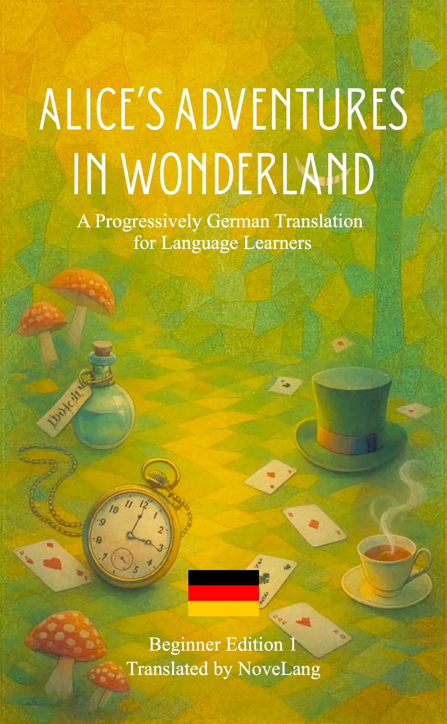 Alice's Adventures in Wonderland - German, Paperback