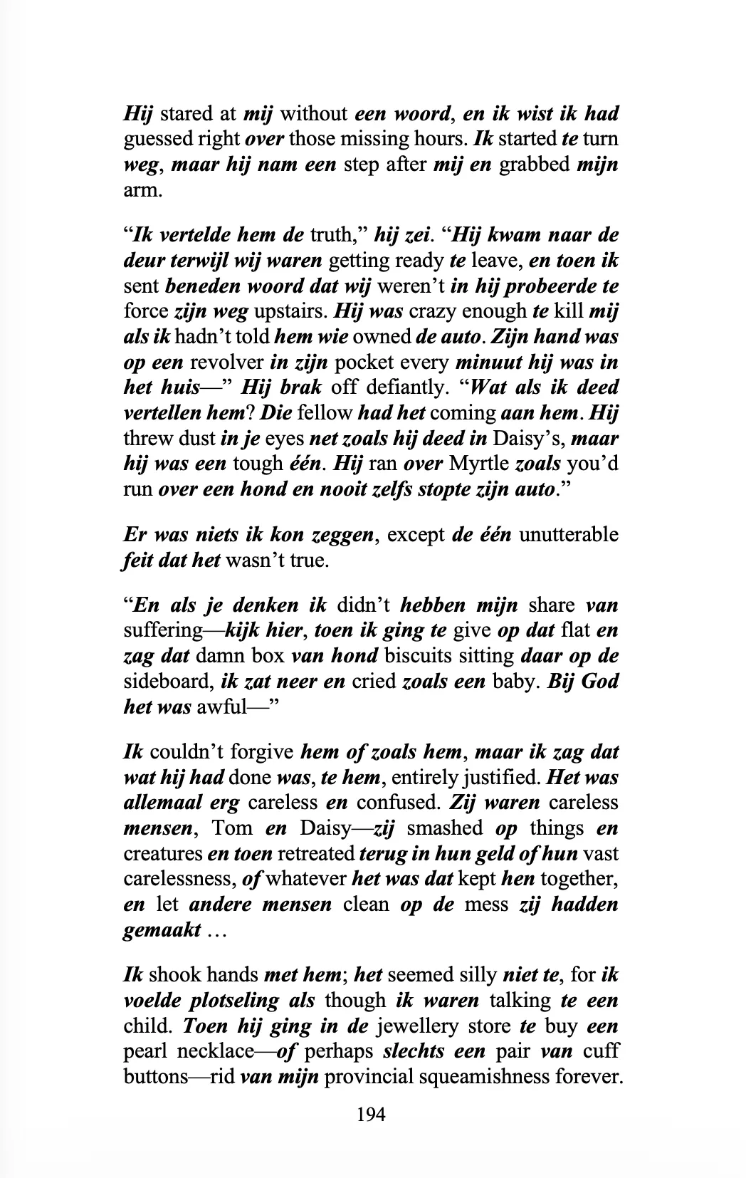 A late sample of a progressive translation book