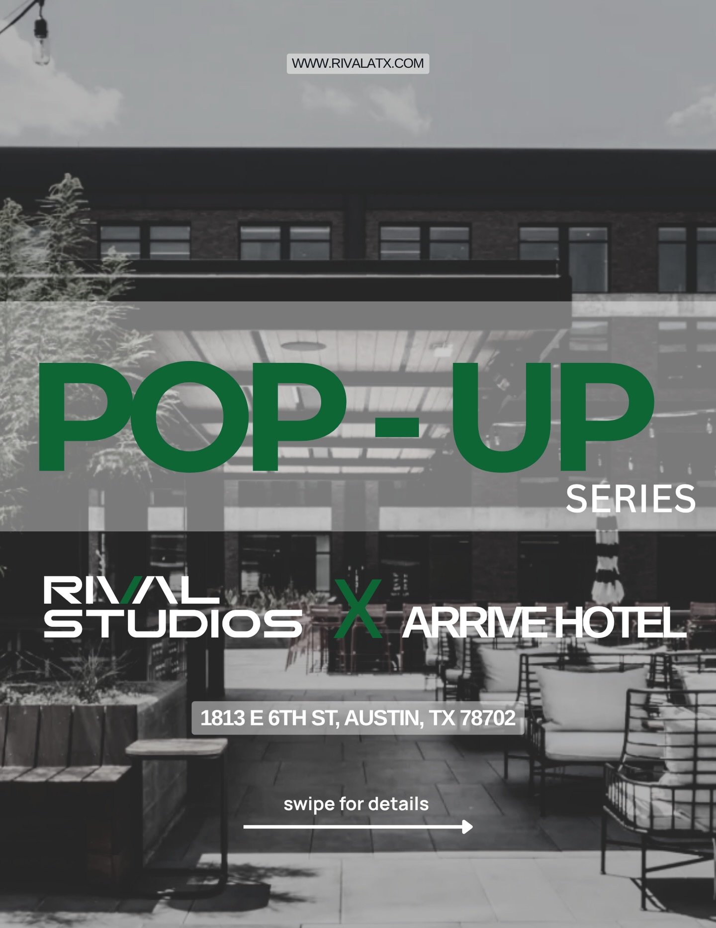 BE READY&hellip;Pop-Up Rides are almost here! Excited to partner up with @arrivehotels for our temporary residency. Sign up details coming soon. Mark your calendars!
